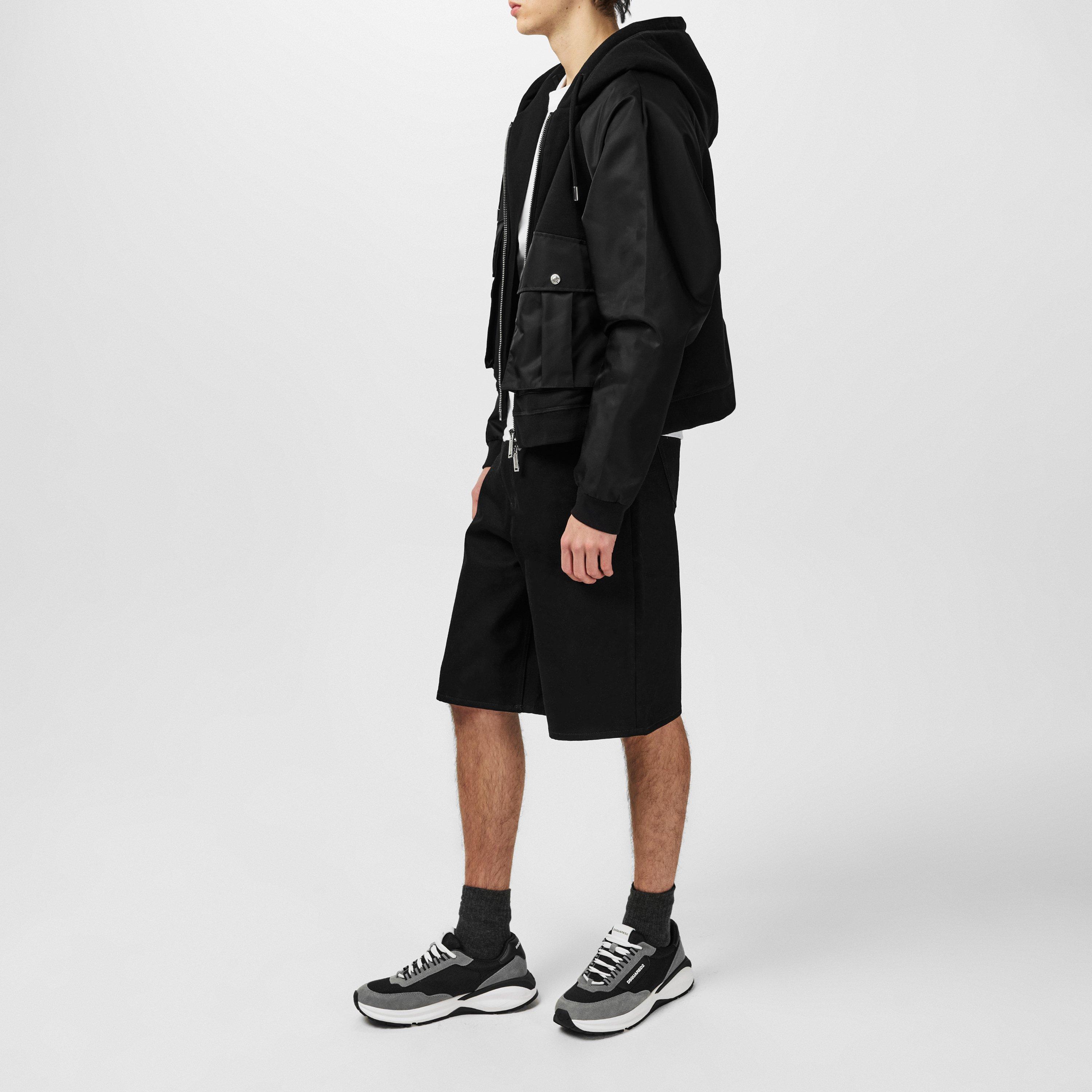 Dark Grey/Black - DSquared2 - Suede Dash Sneakers - 6