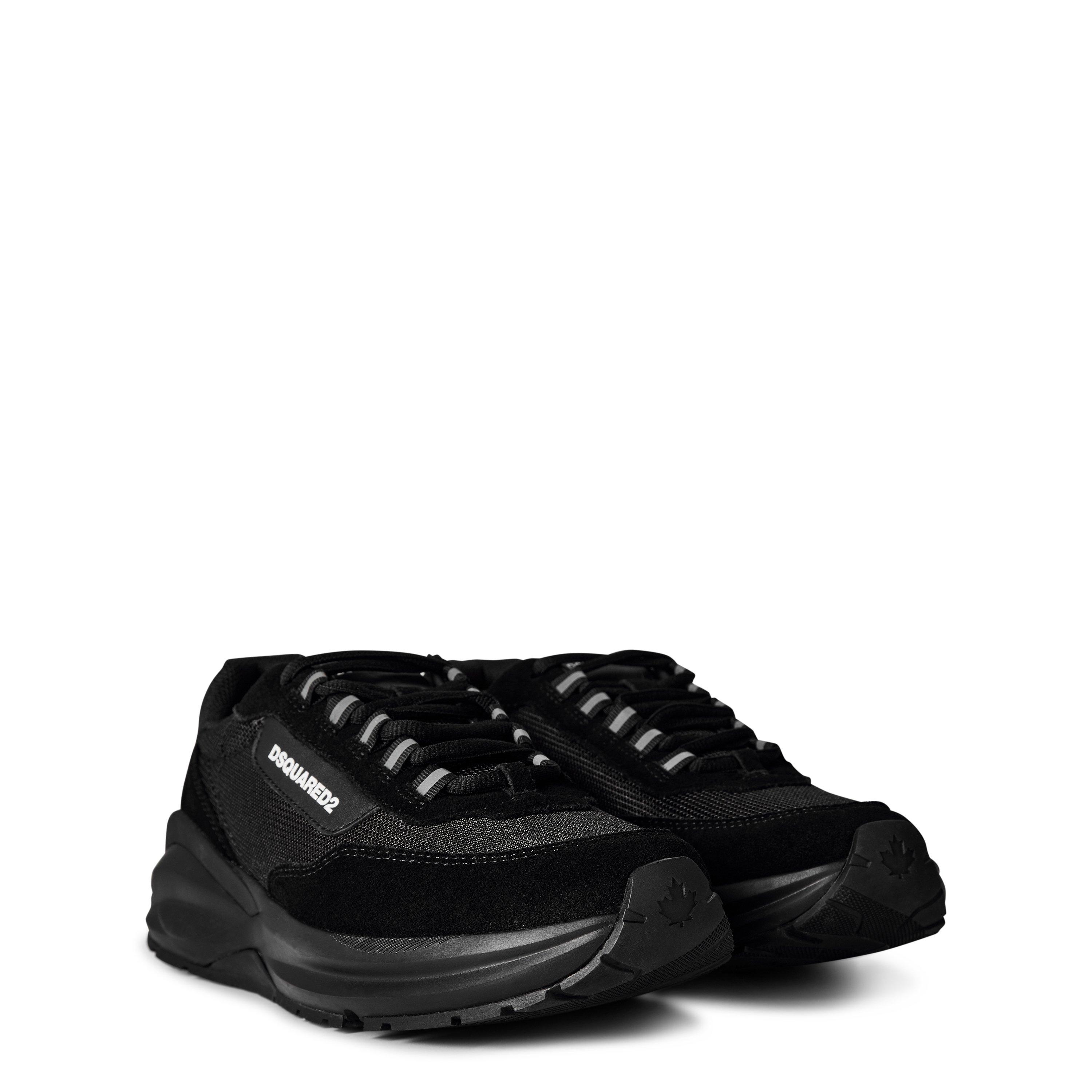 Black/Black - DSquared2 - Suede Dash Sneakers - 4