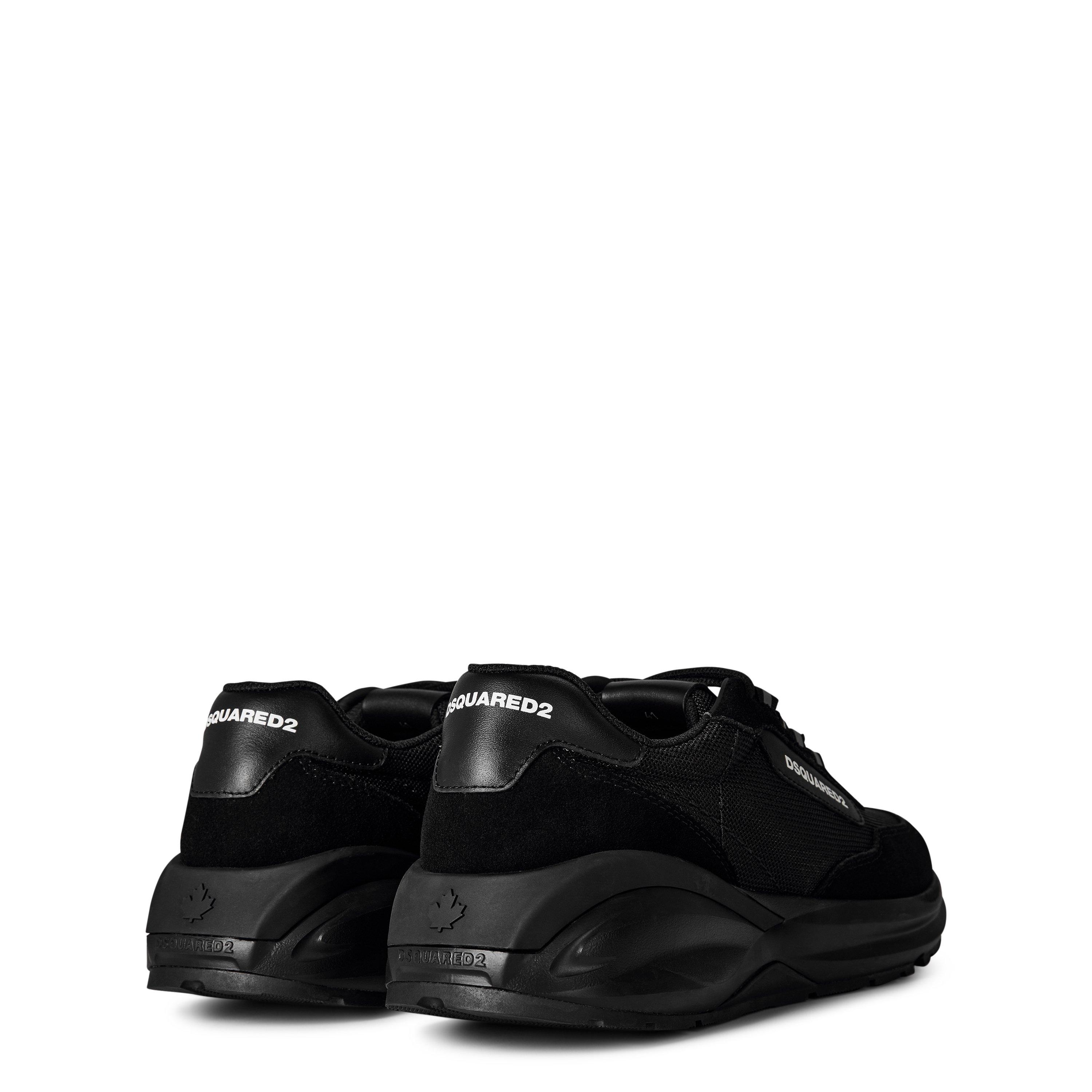 Black/Black - DSquared2 - Suede Dash Sneakers - 5