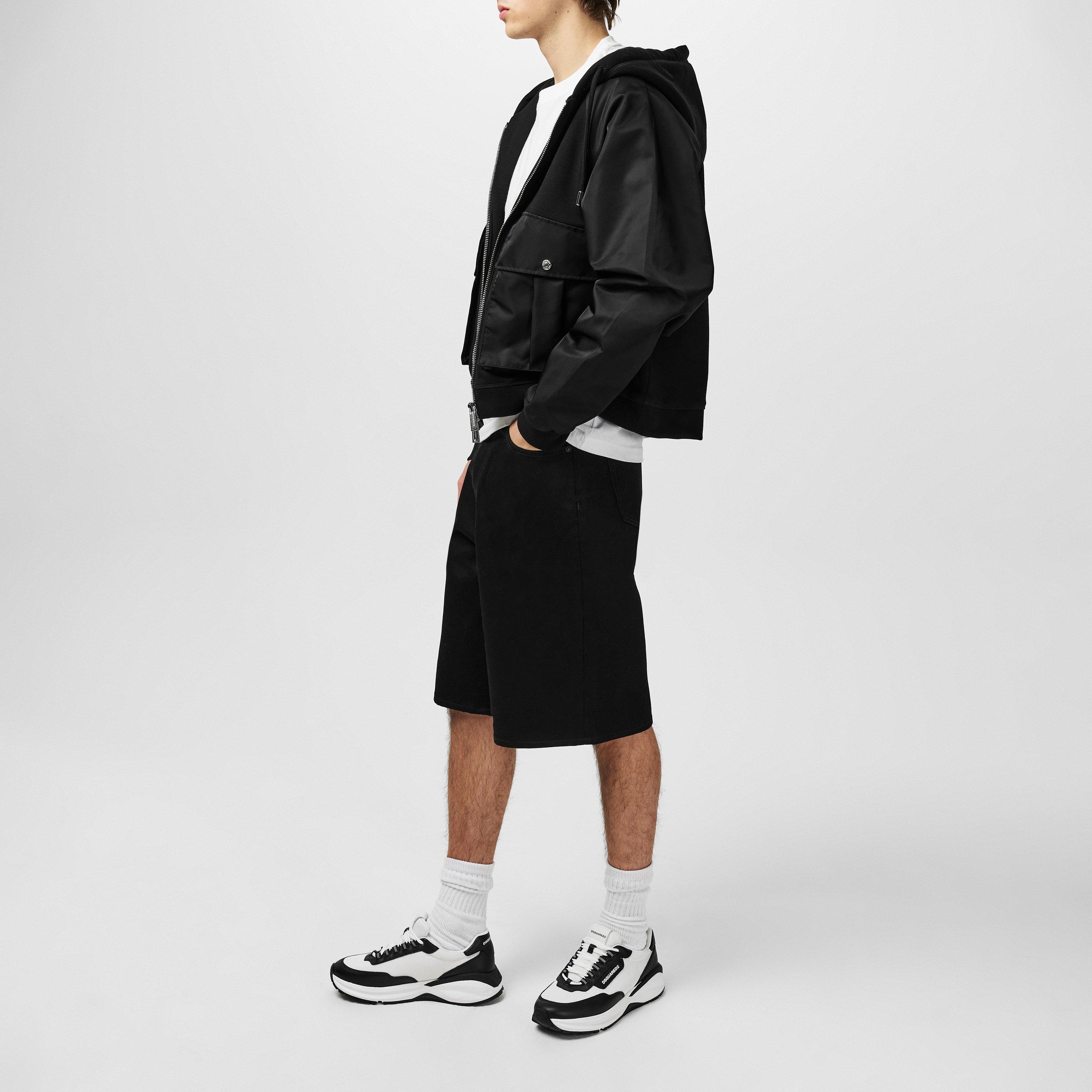 Black/White - DSquared2 - Leather Dash Sneakers - 7