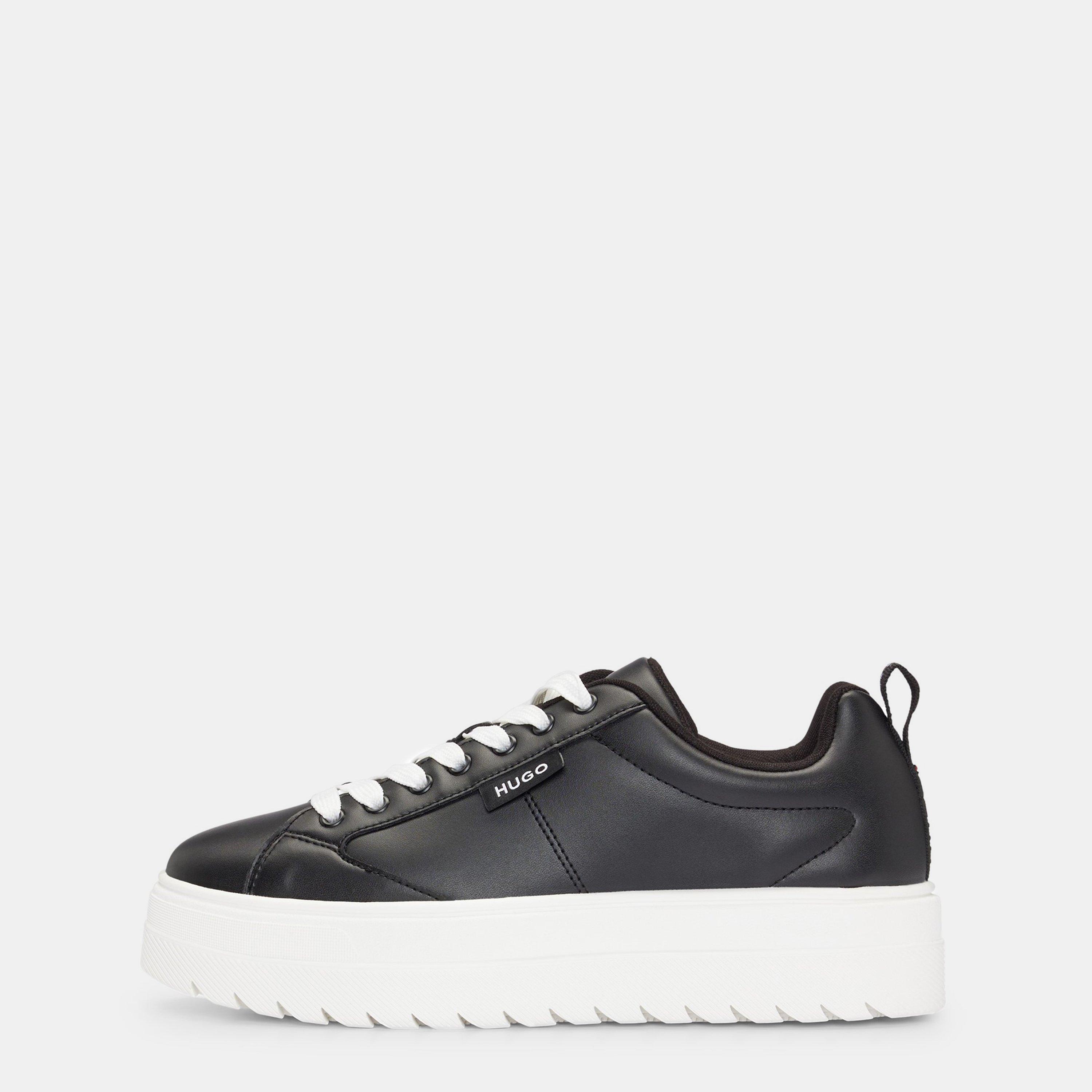 Black - Hugo - Women's Lyssa Platform Trainers - 2