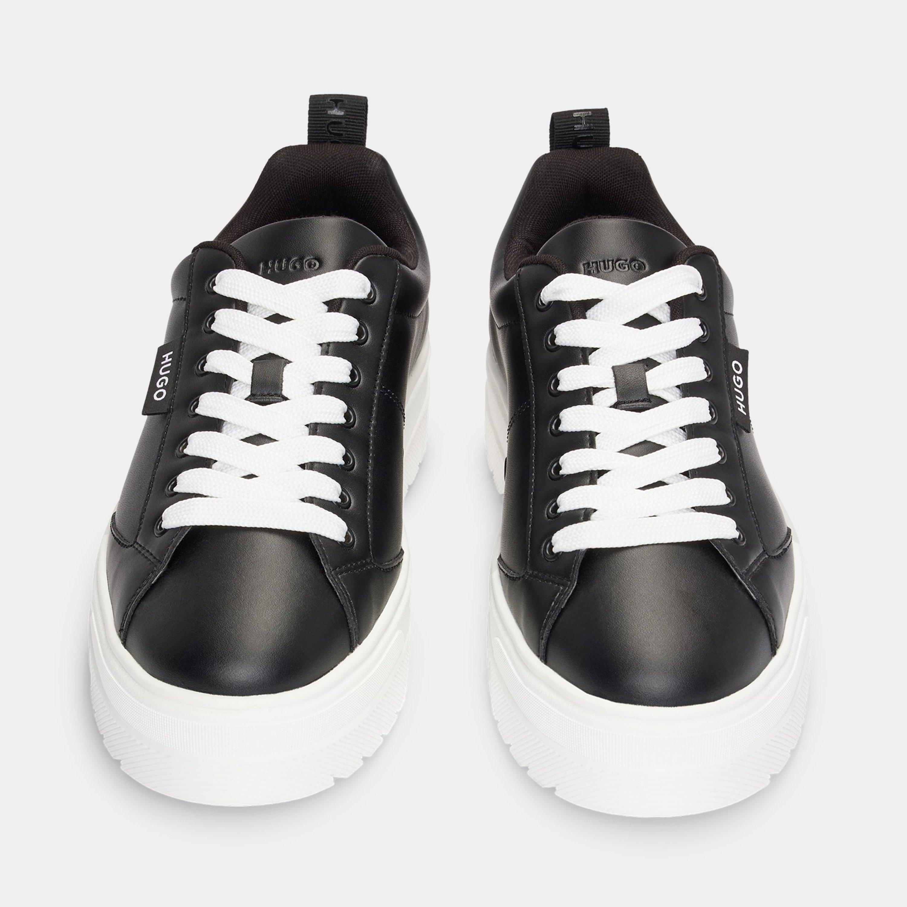 Black - Hugo - Women's Lyssa Platform Trainers - 6