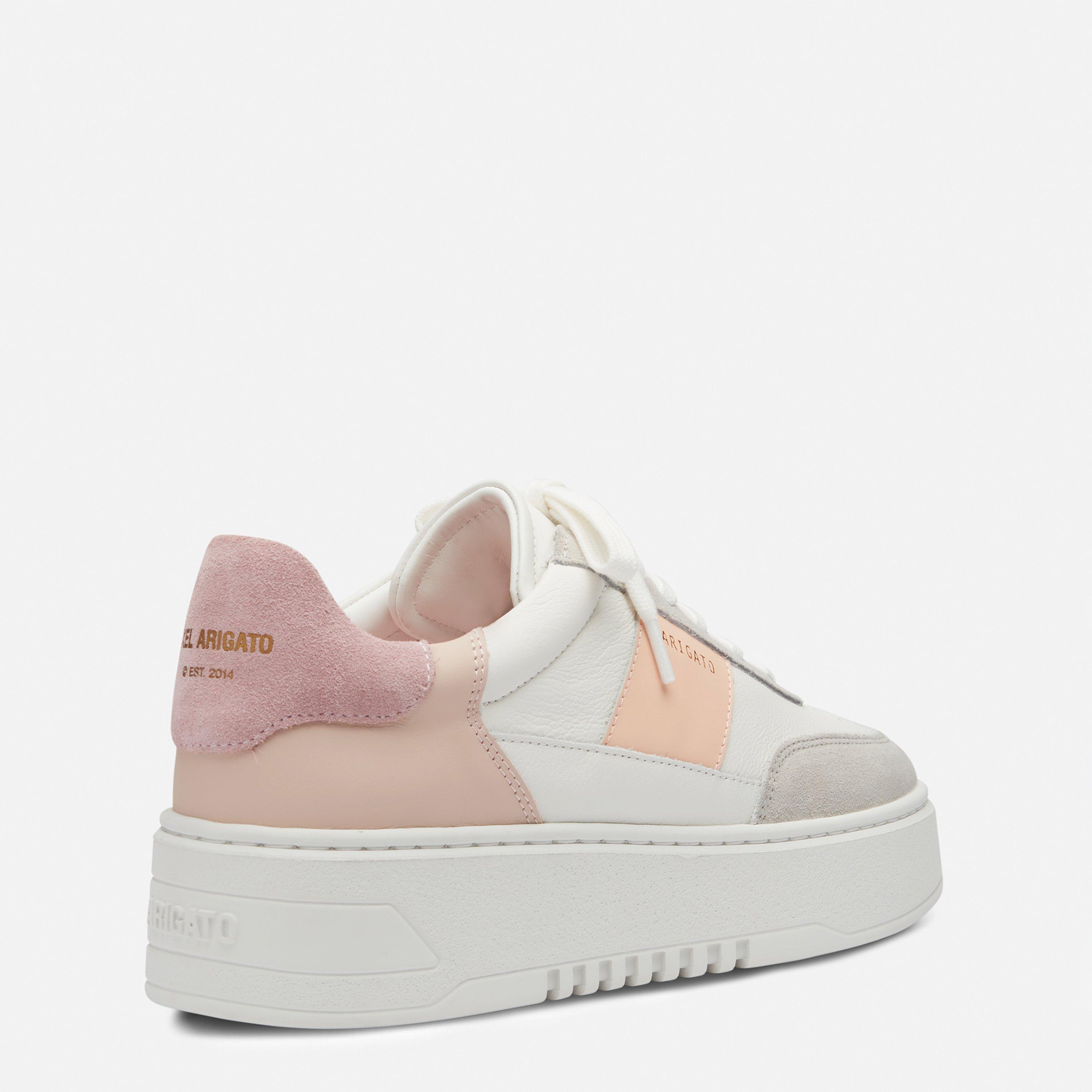 White/Lgt Pink - Axel Arigato - Women's Orbit Leather Trainer - 4