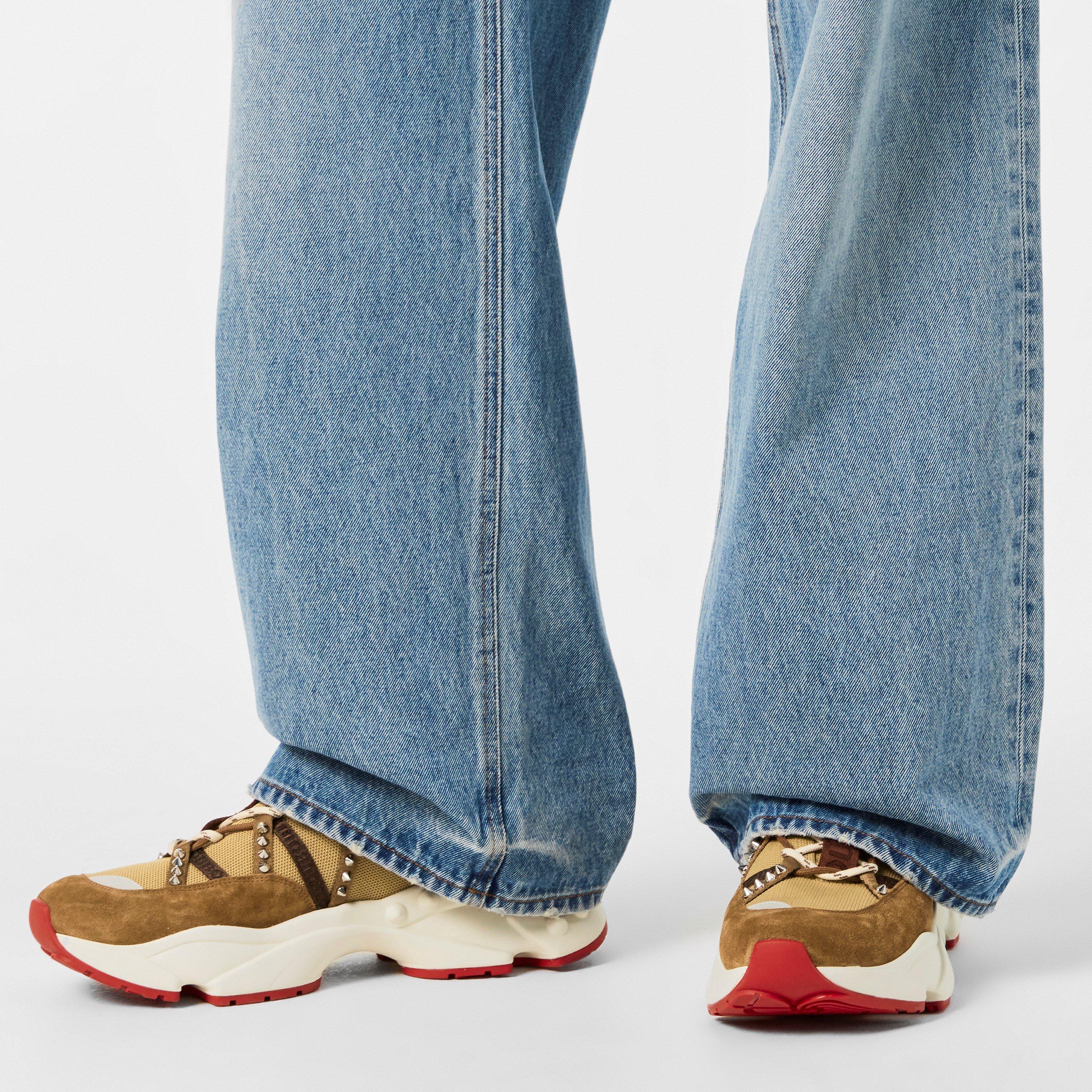Camel Brown - Christian Louboutin - Mens Trailnrun Sneakers - 3