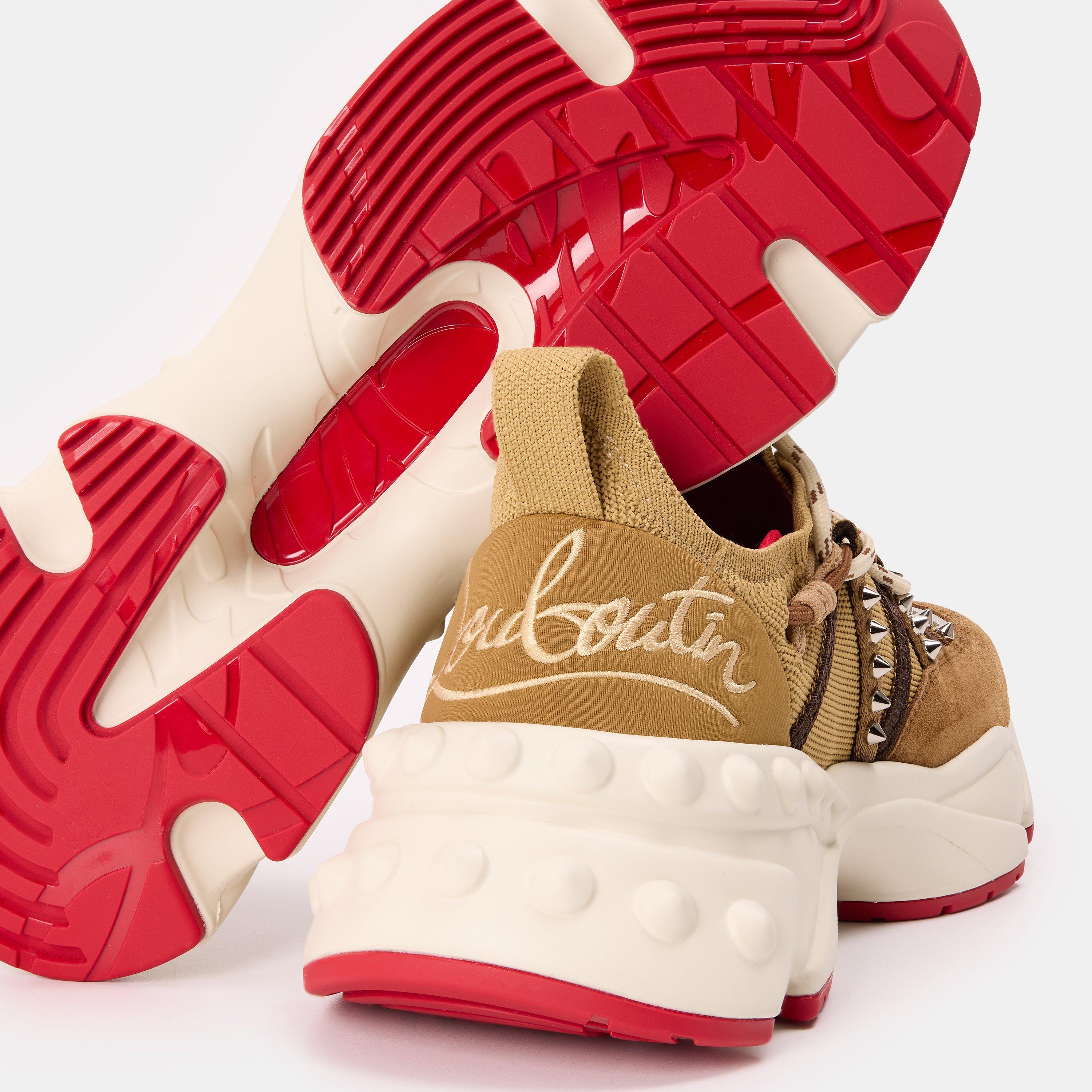 Camel Brown - Christian Louboutin - Mens Trailnrun Sneakers - 4