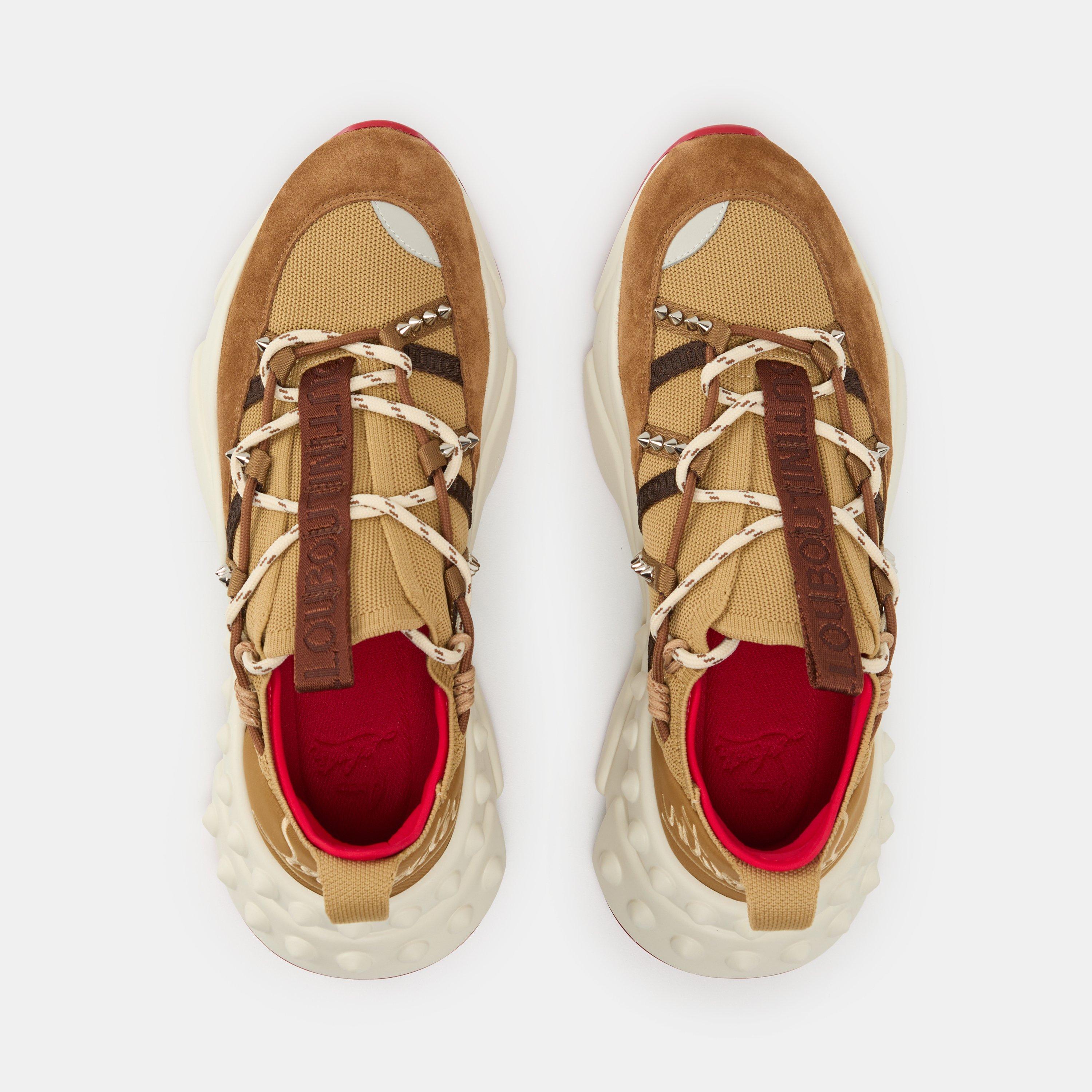 Camel Brown - Christian Louboutin - Mens Trailnrun Sneakers - 5