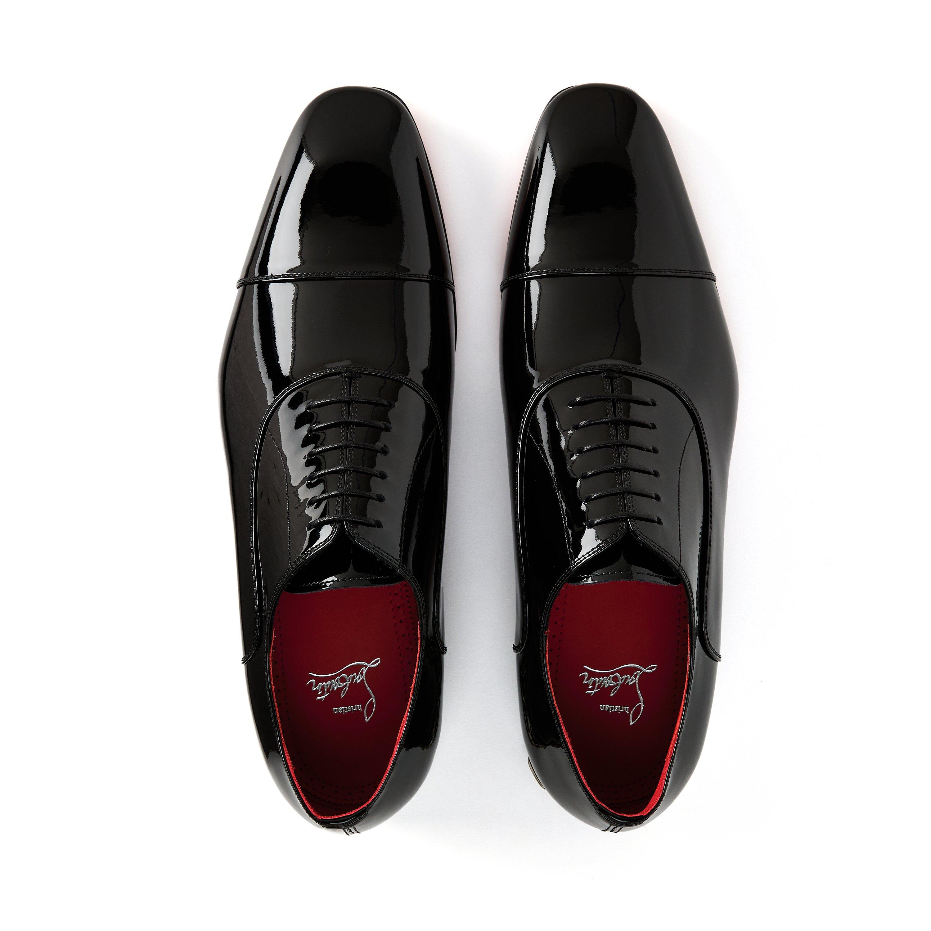 Black/Silver - Christian Louboutin - Greggy Oxford Shoes - 7