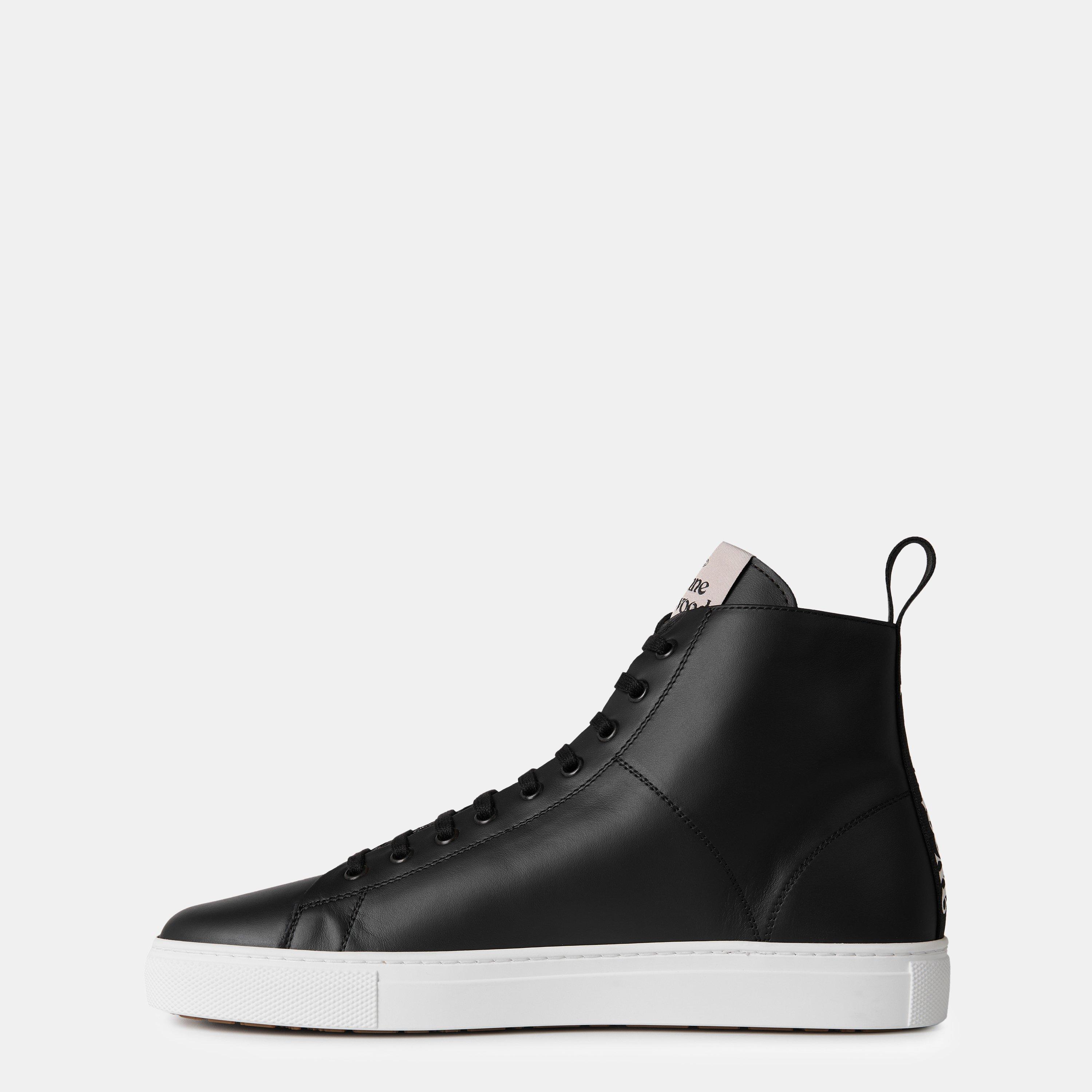 Black N401 - Vivienne Westwood - Leather High Tops - 2