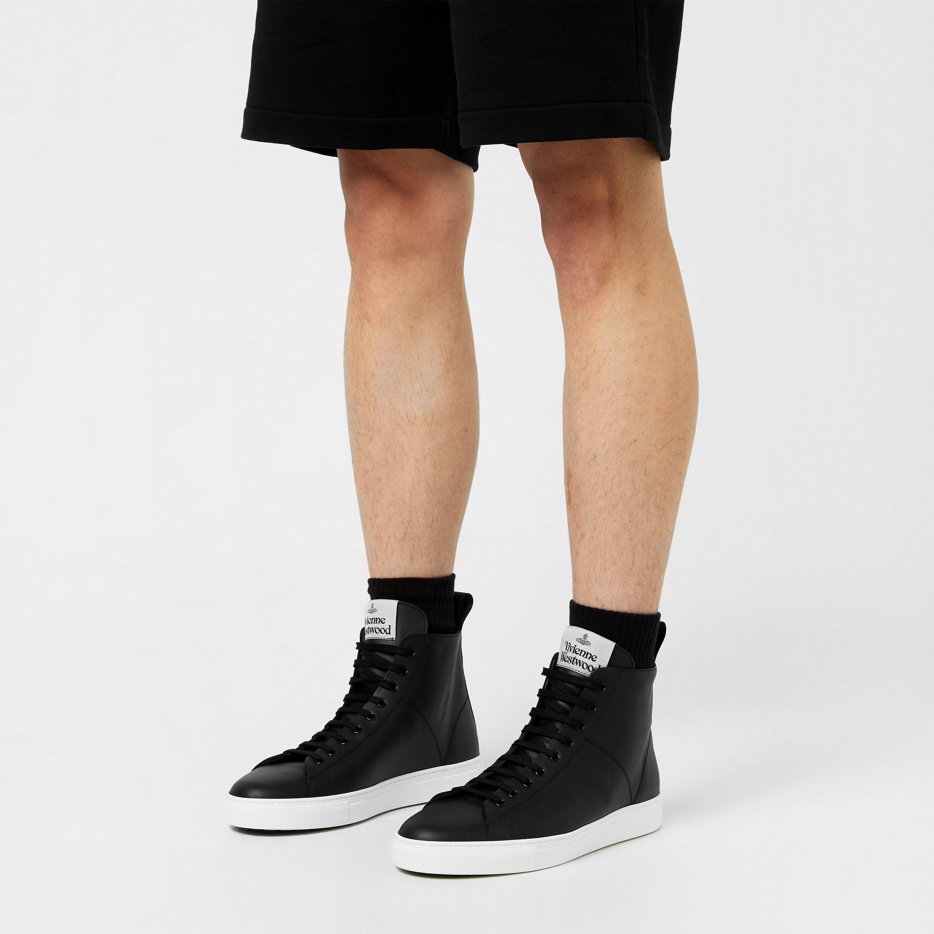 Black N401 - Vivienne Westwood - Leather High Tops - 3