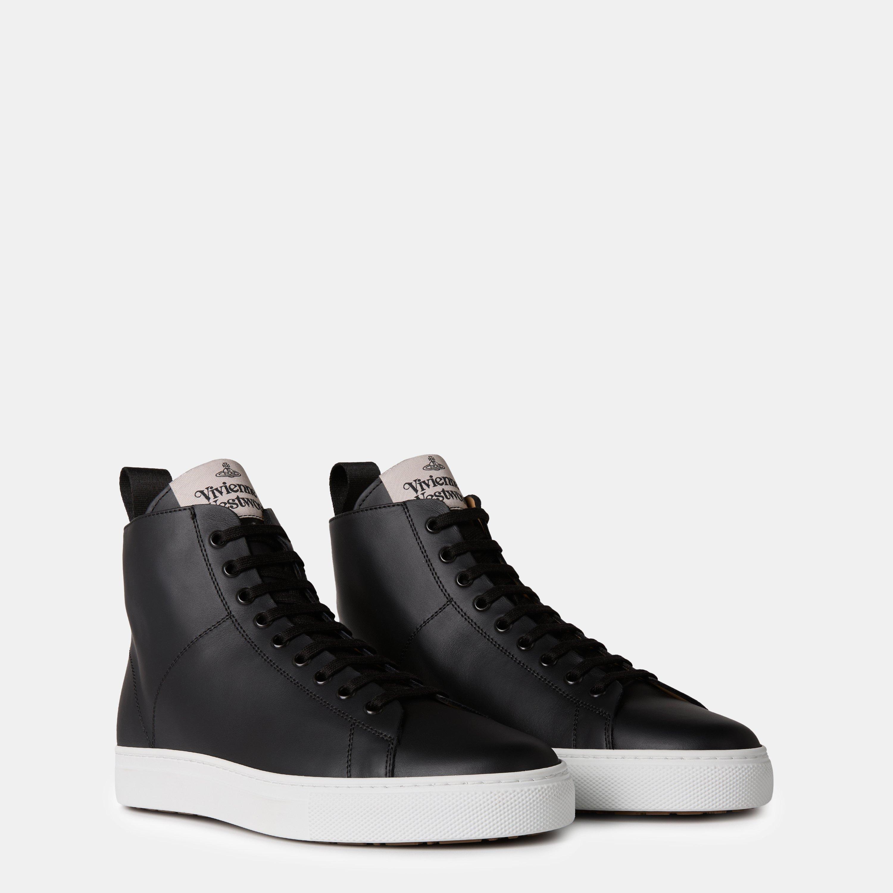 Black N401 - Vivienne Westwood - Leather High Tops - 4