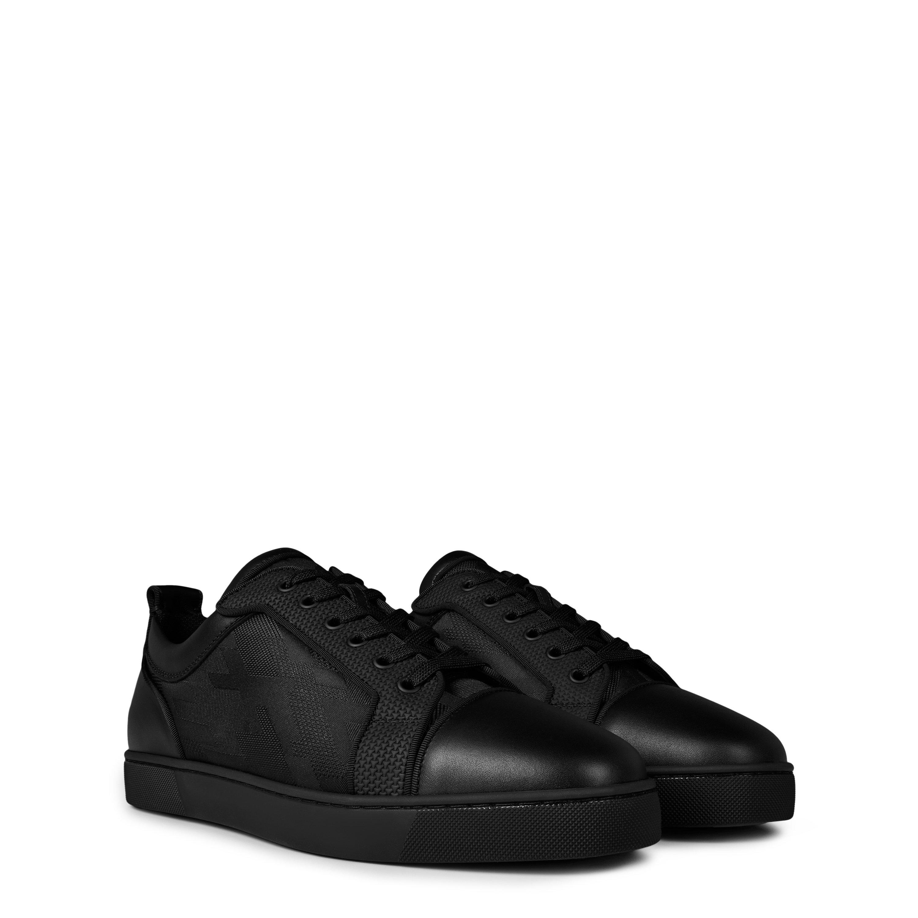 Black Jacquard - Christian Louboutin - Louis Junior Sneakers - 4