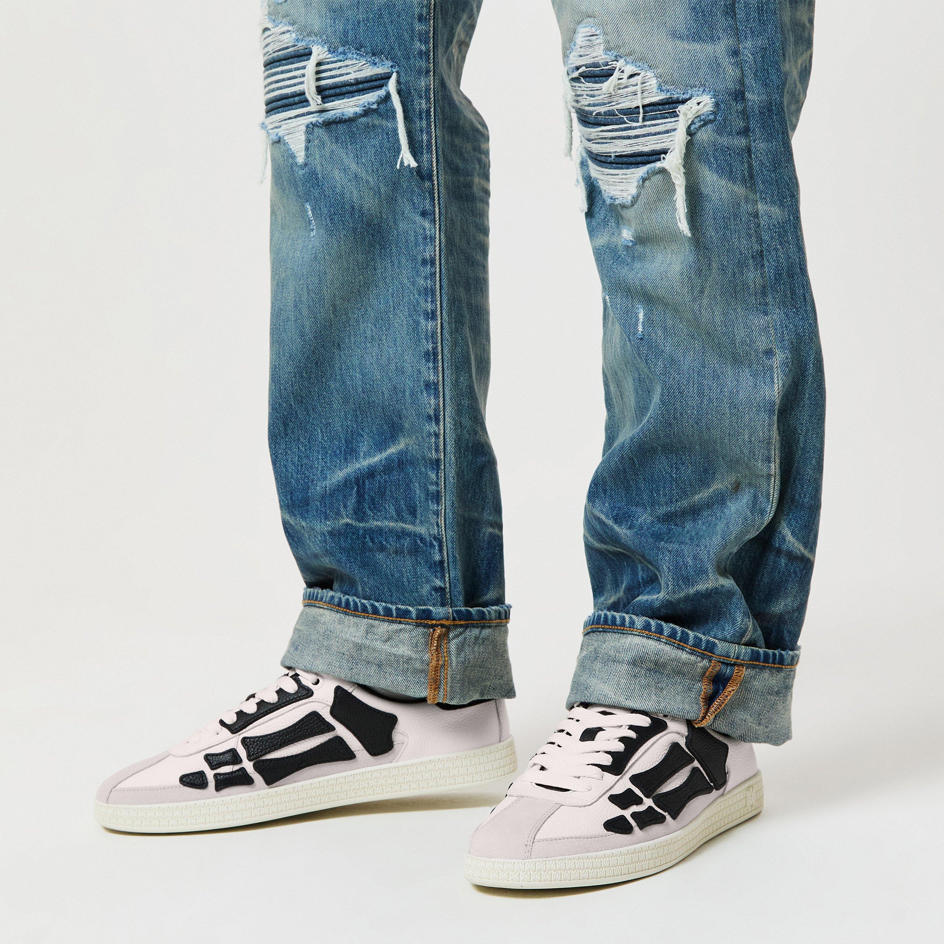 Wht/blk - Amiri - Pacific Bones Sneakers - 2