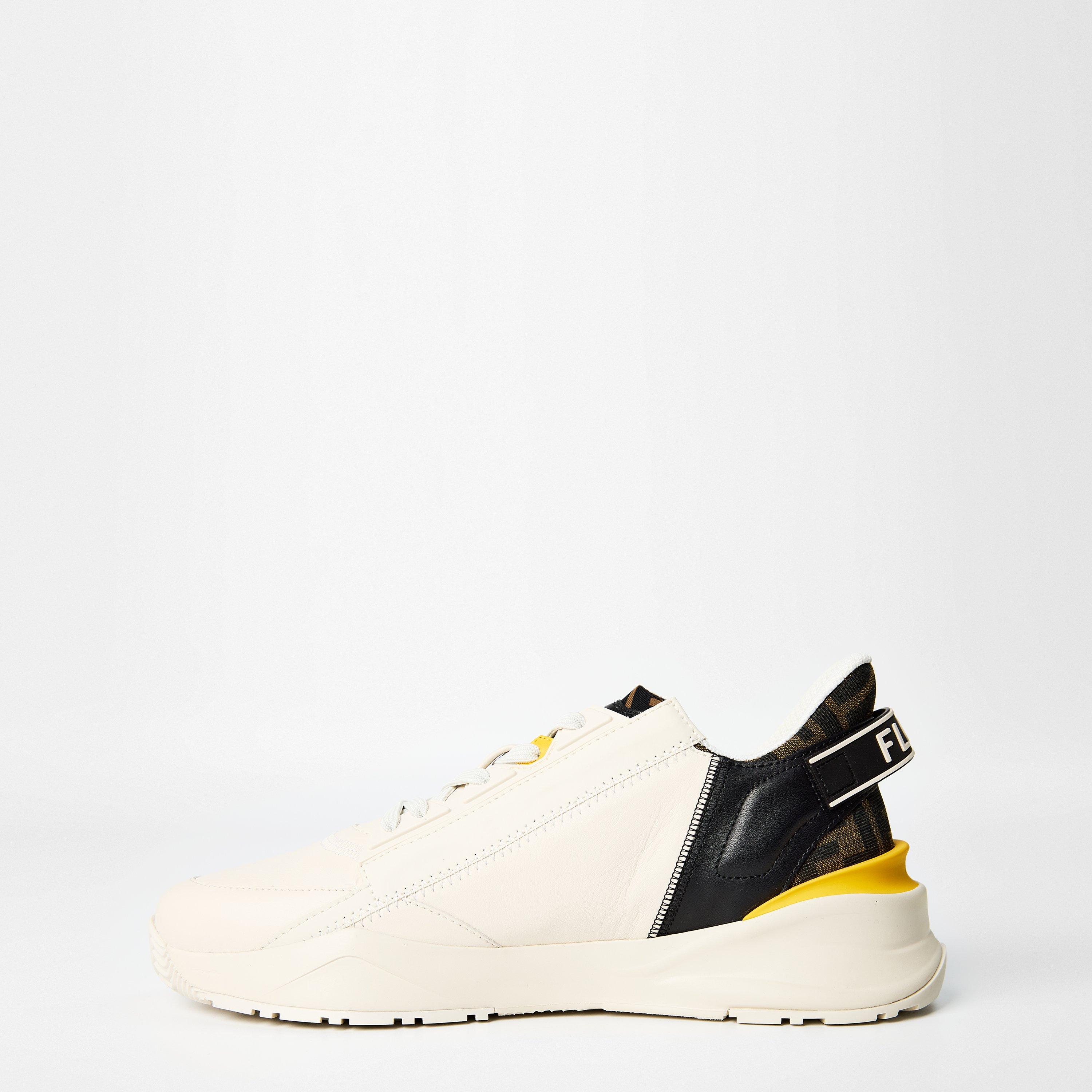 White/Yllw - Fendi - Flow Sneakers - 2