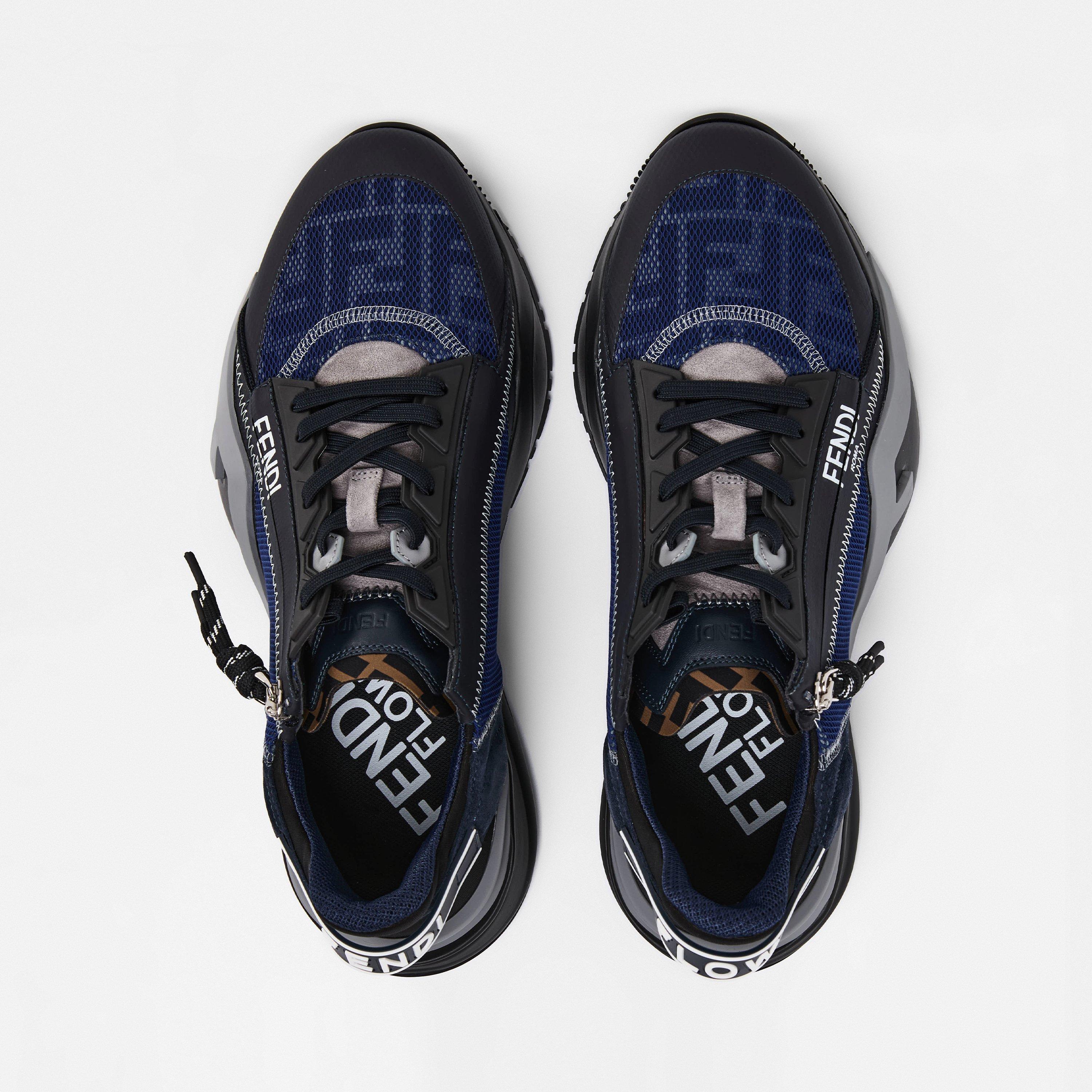 Grey/Blue - Fendi - Flow Sneakers - 6