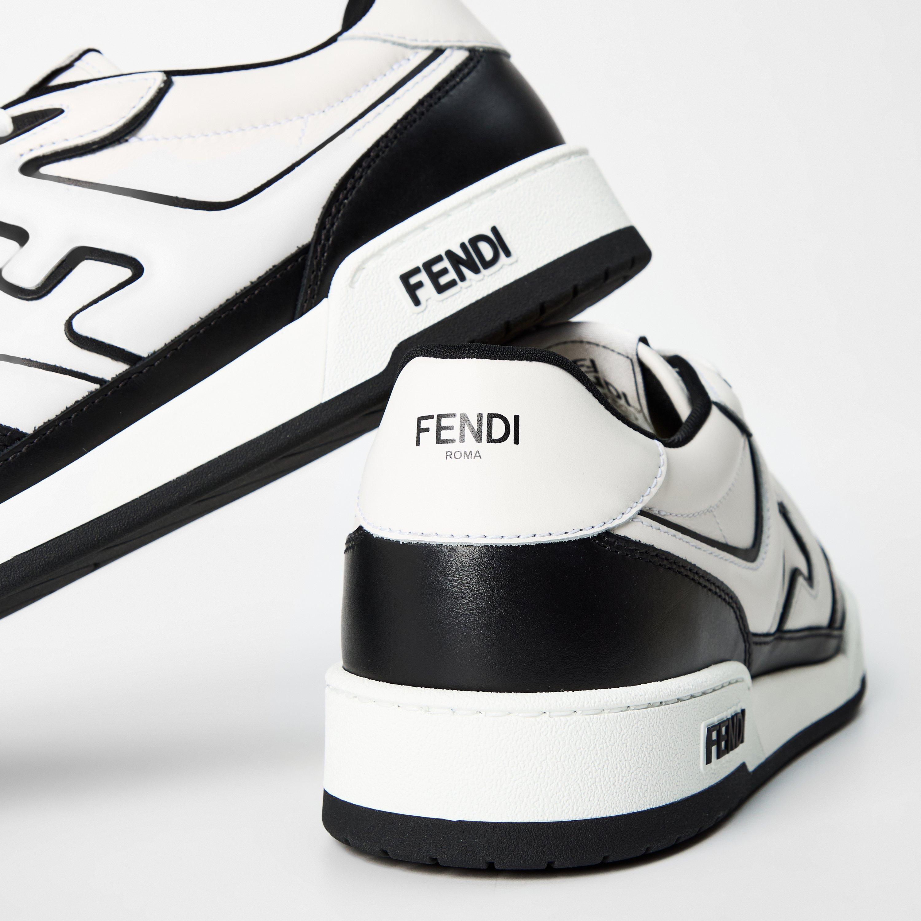 Black/White - Fendi - Match Sneakers - 5