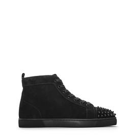 Christian Louboutin Louis Spikes Suede High Top Sneakers