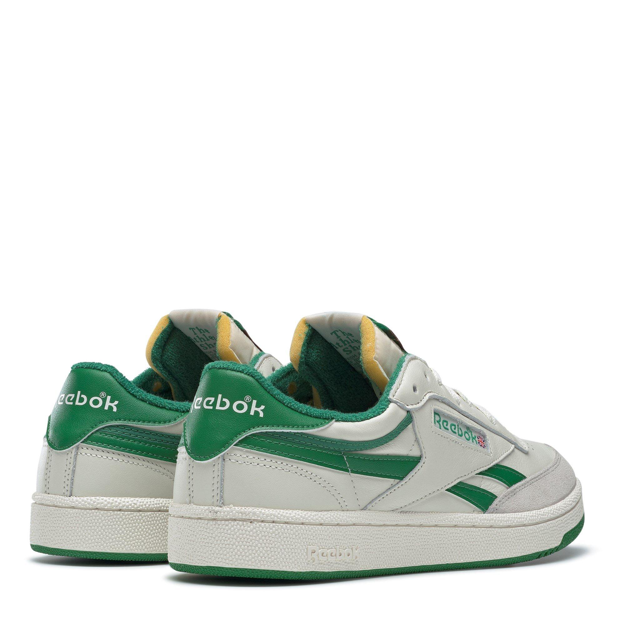 Chalk/Paper/Gre - Reebok - Men's Club C Revenge Low-Top Trainers - 5