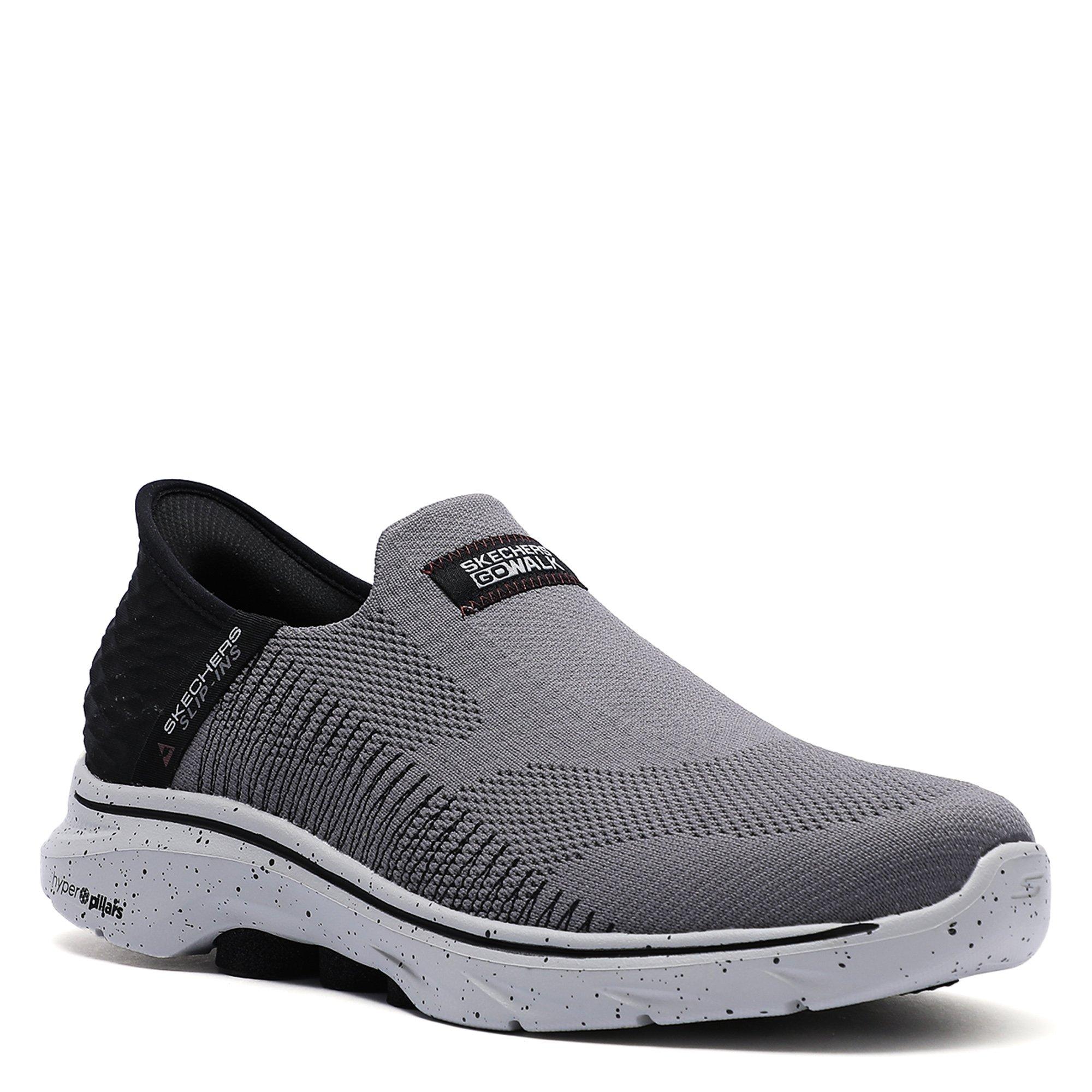 CHARCOAL/ BLK  - Skechers - GO WALK 7 Shoes Mens - 5