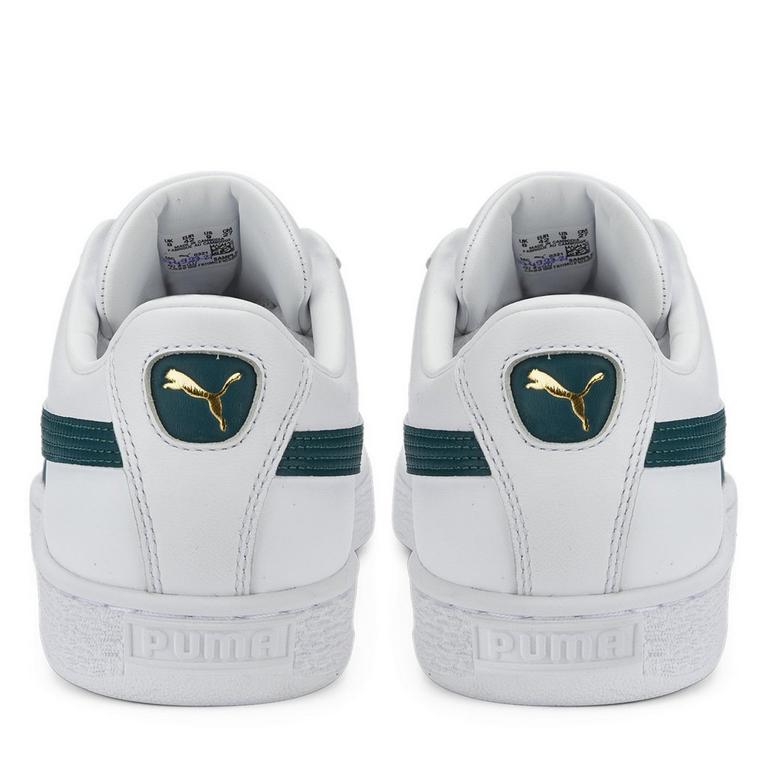 P.White/V.Green - Puma - Basket Classic XXl Mens Shoes - 5