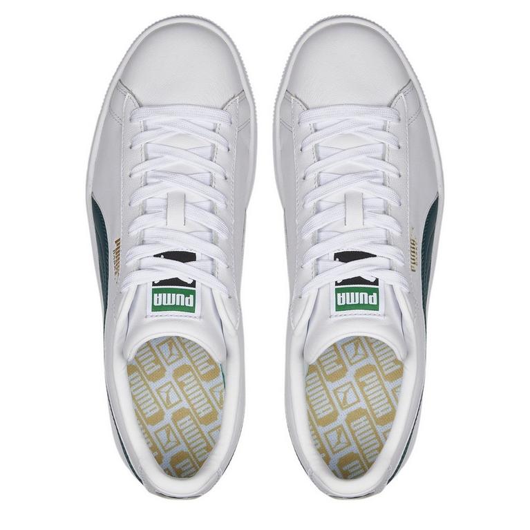 P.White/V.Green - Puma - Basket Classic XXl Mens Shoes - 6