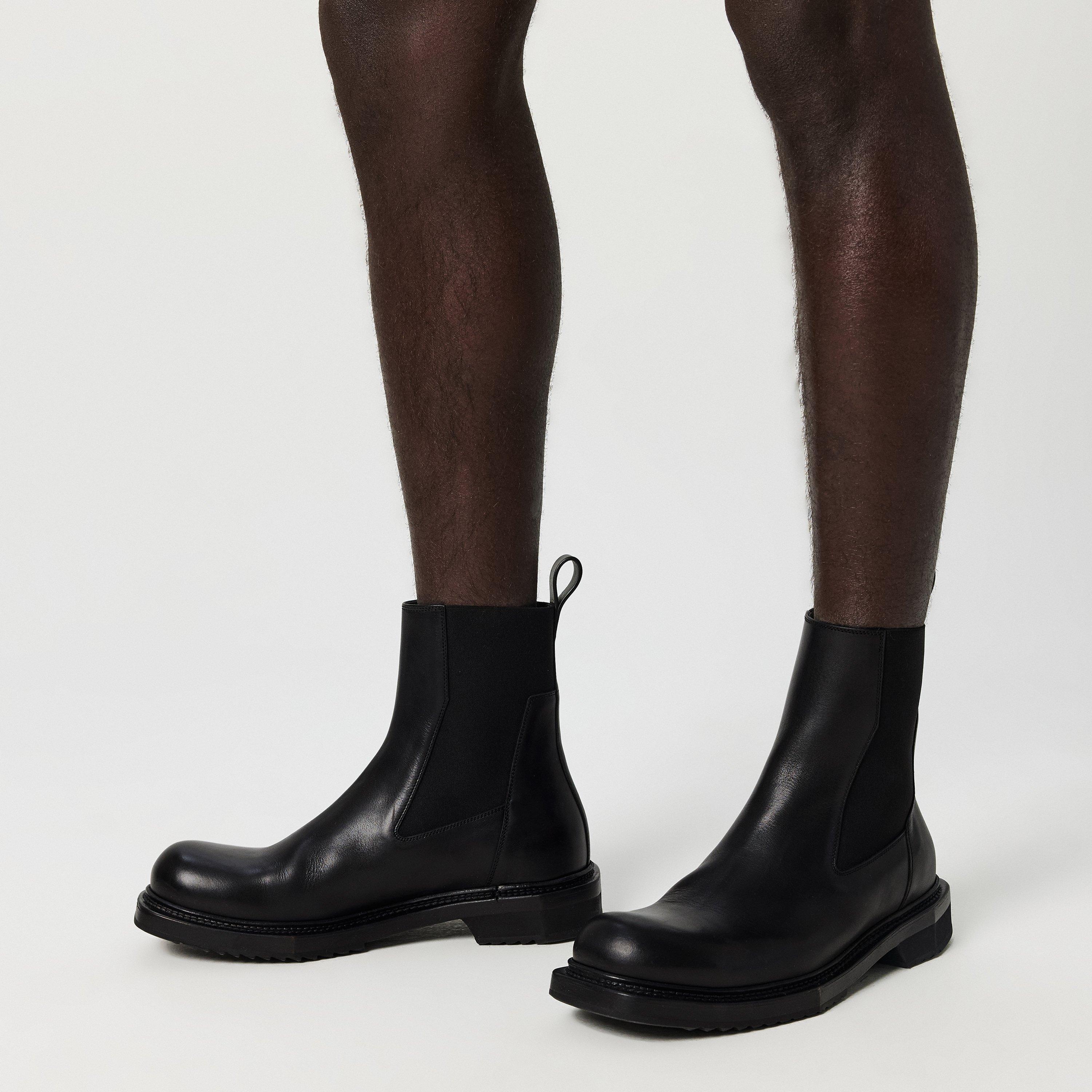 Black 09 - Rick Owens - Beatle Cyclops Boots - 2