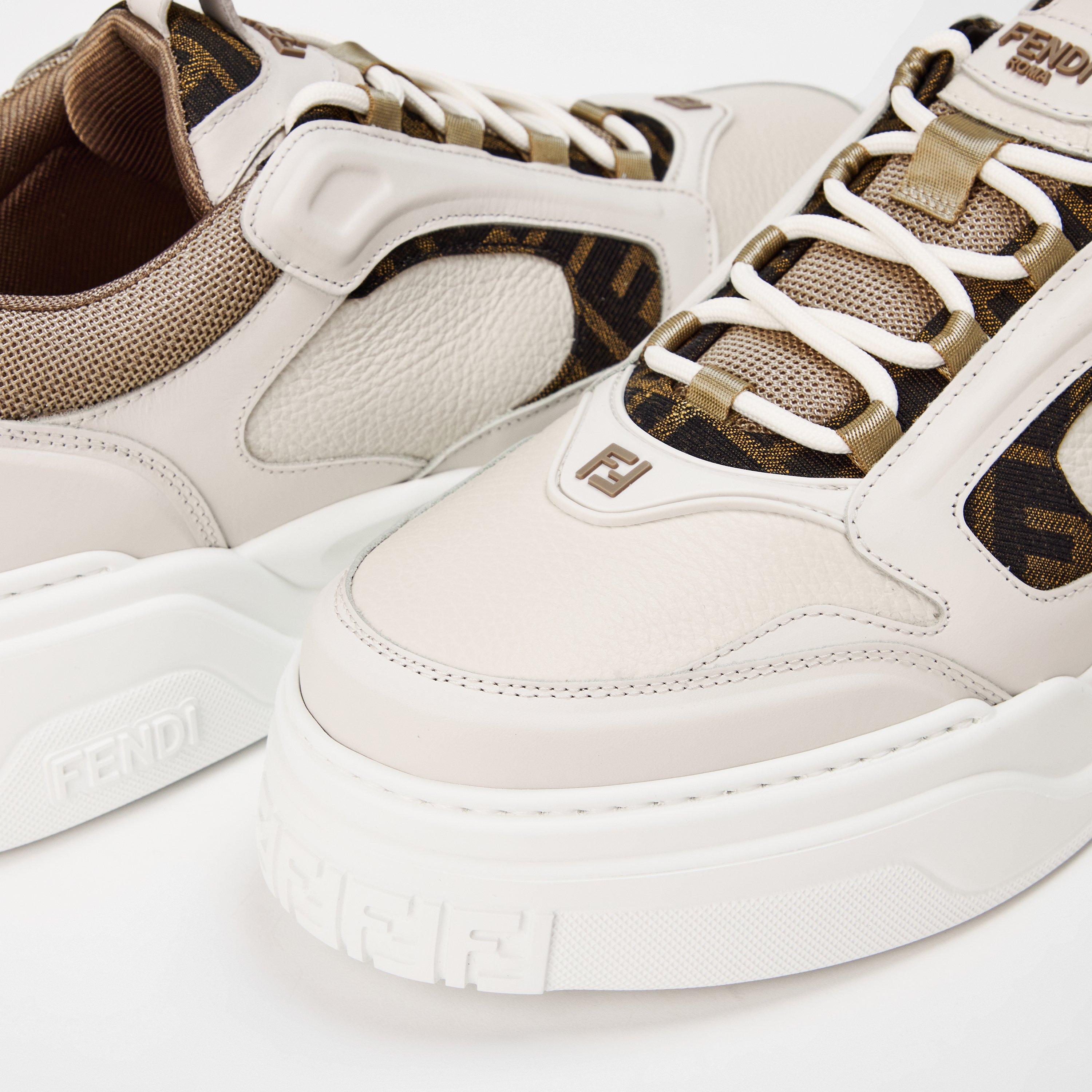 White - Fendi - Force Low Trainers - 4