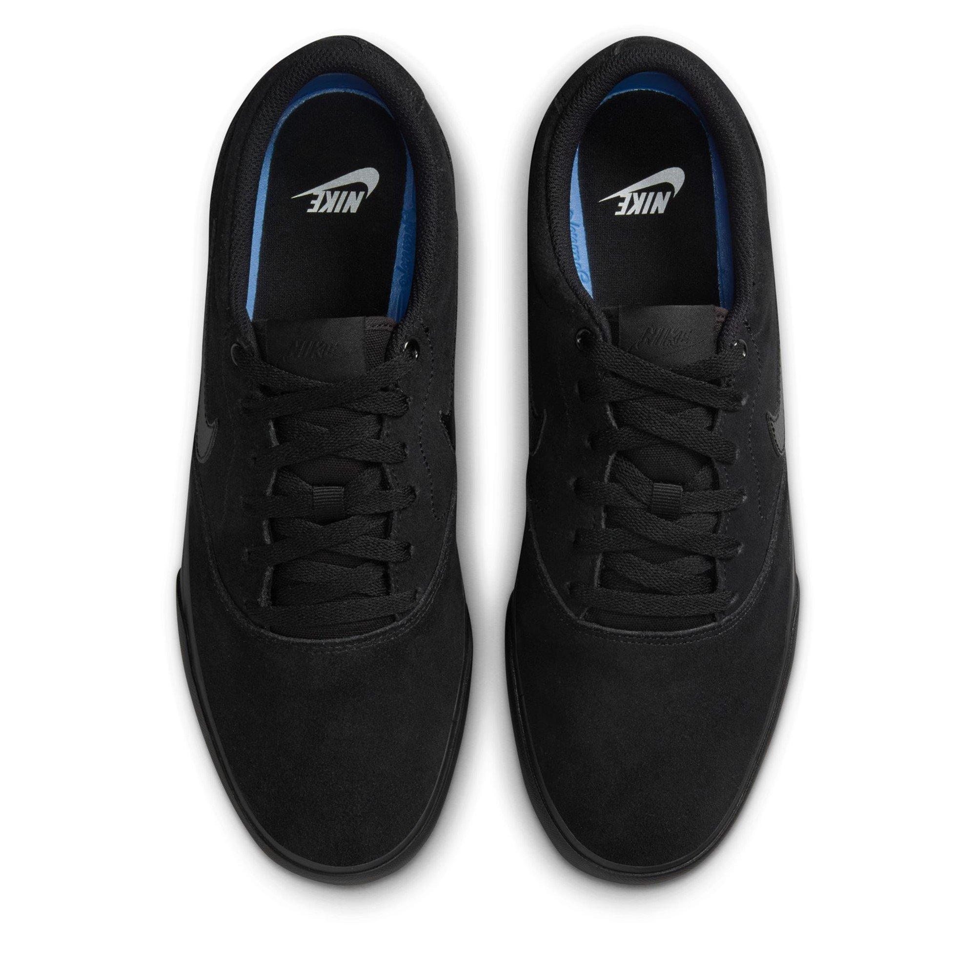 Black/Black - Nike - Charge Low Suede Shoes Mens - 5