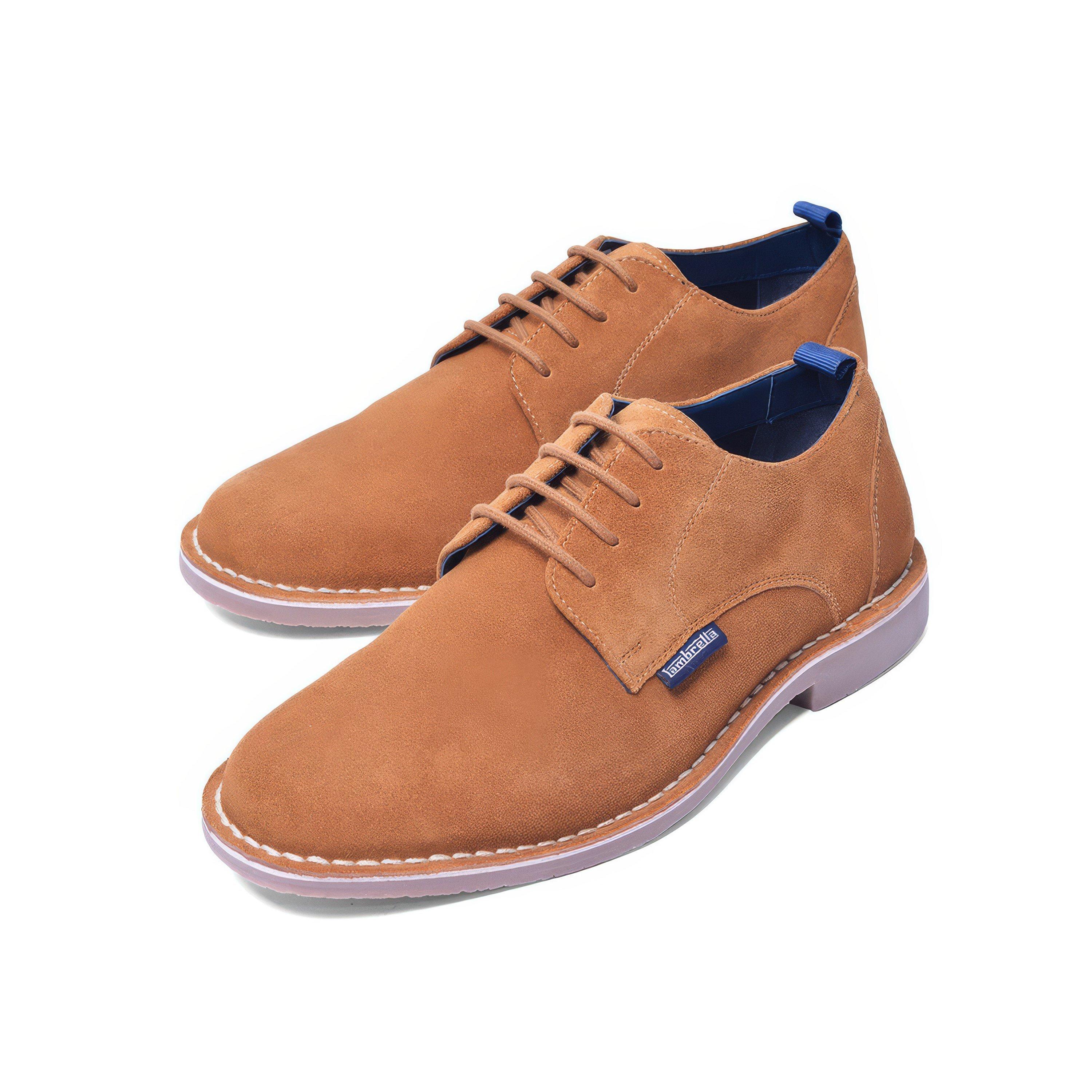 Tan - Lambretta - Men's Suede Desert Boot - 2
