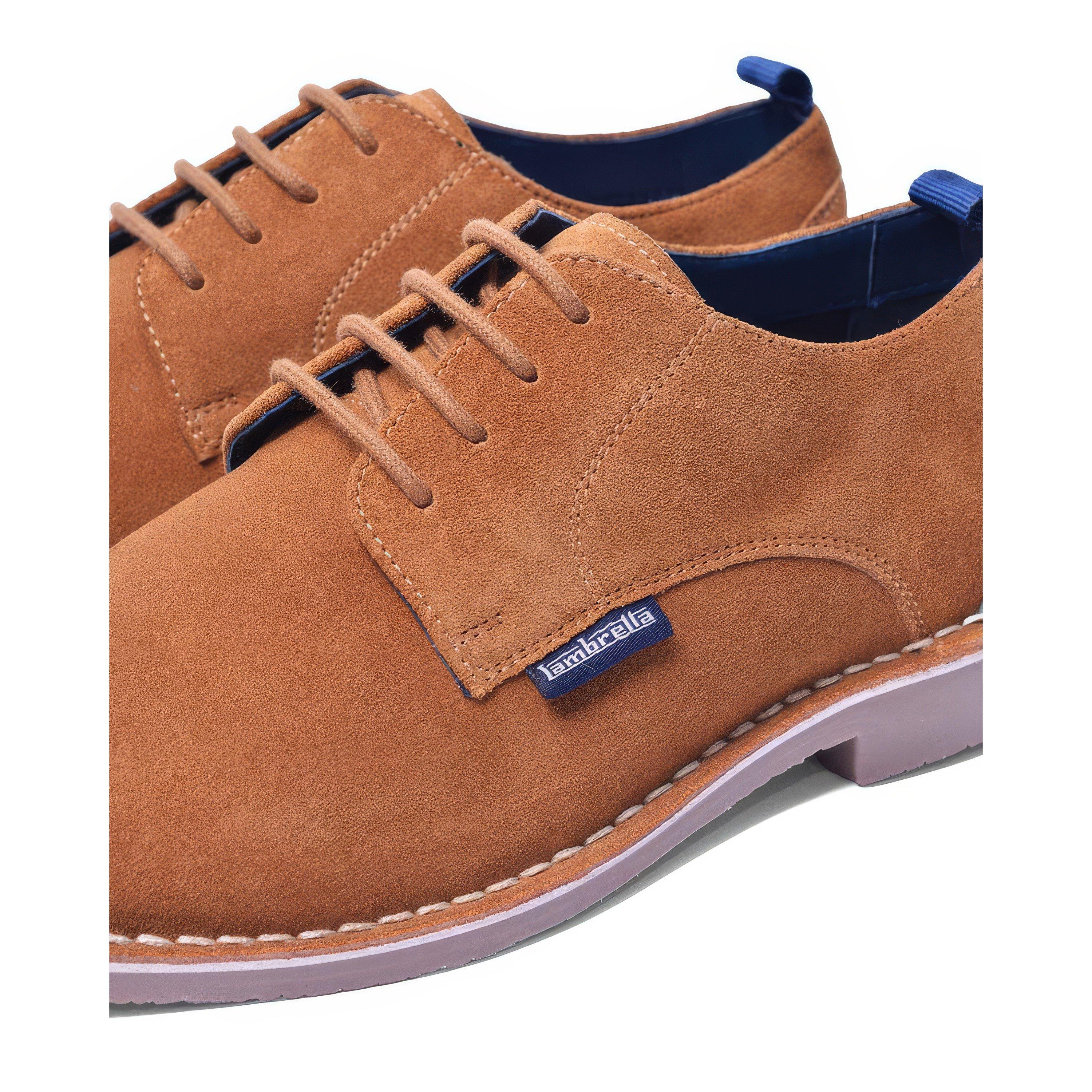 Tan - Lambretta - Men's Suede Desert Boot - 4