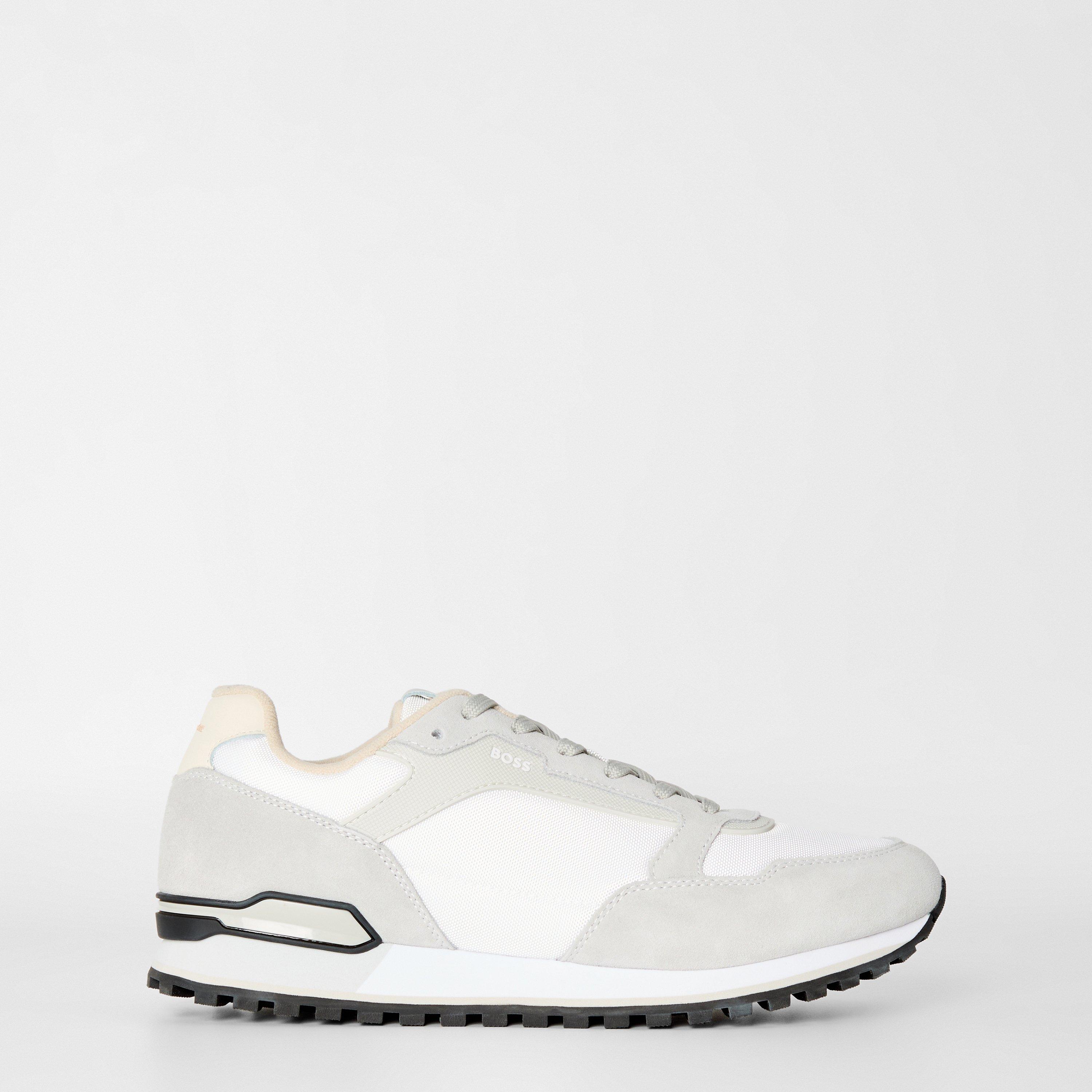 Boss Mens BOSS Parkour Running Trainers Dynamic Perfomance Design - Open White 122 - Size 9 (43)