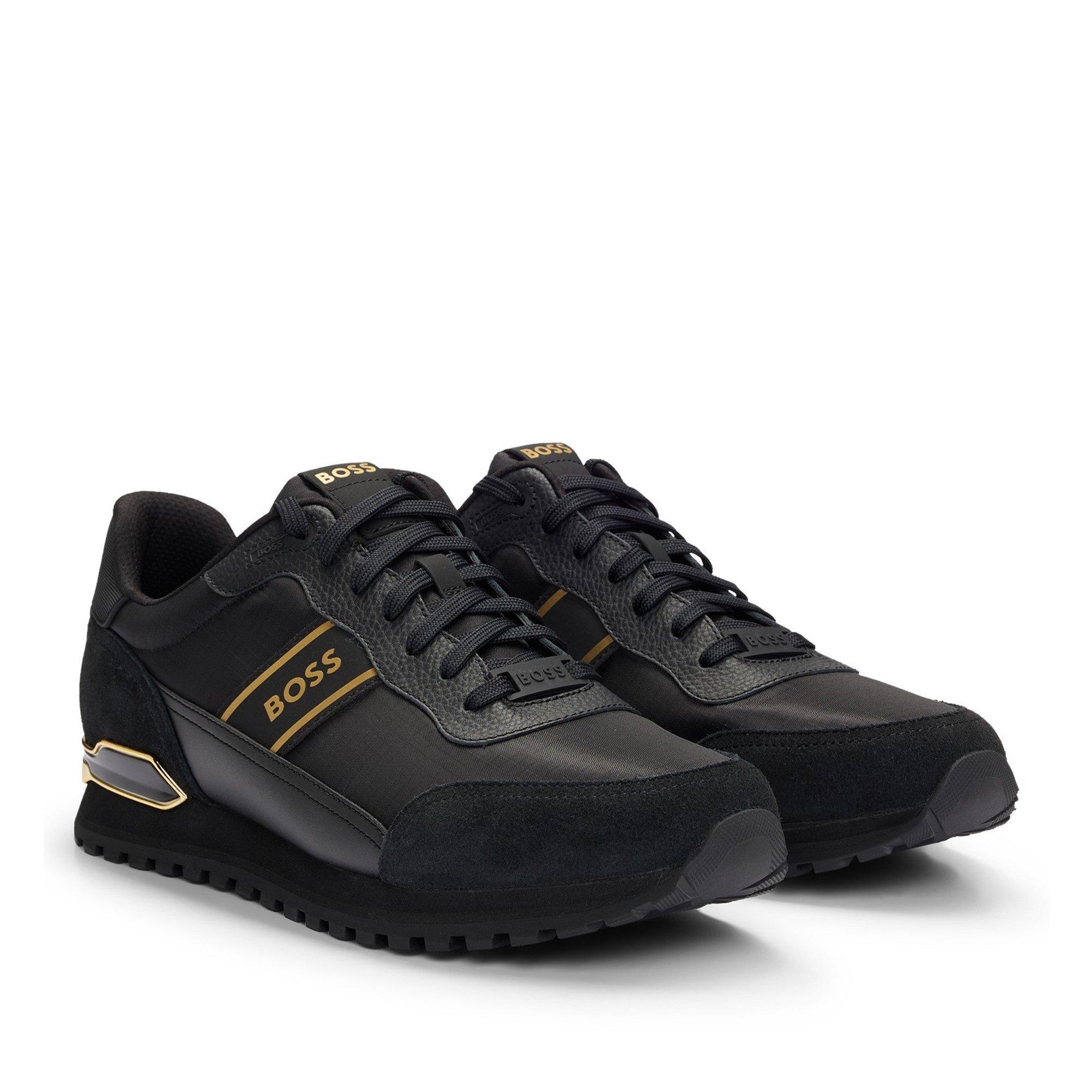 Noir/Or 007 - Boss - Men's Parkour Trainers, Dynamic Design - 2