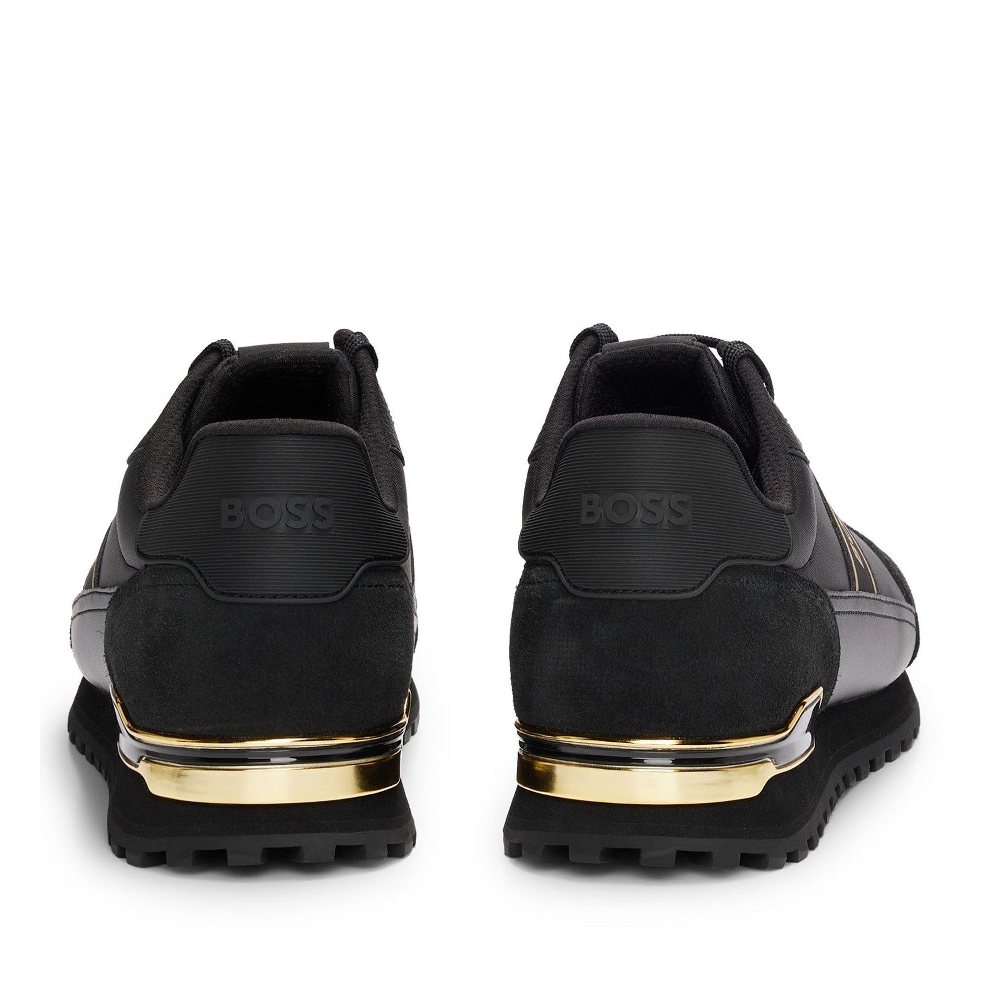 Noir/Or 007 - Boss - Men's Parkour Trainers, Dynamic Design - 3