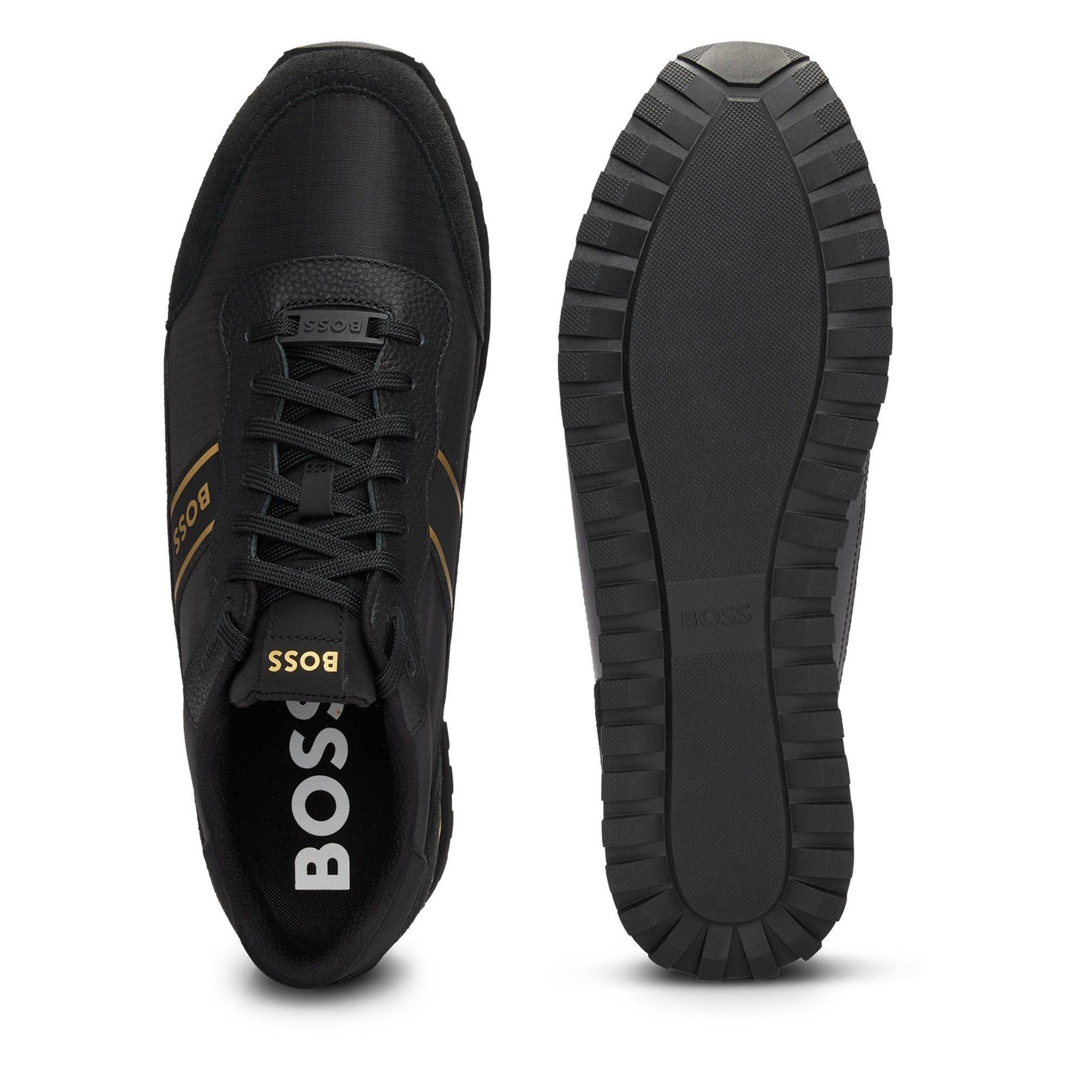 Noir/Or 007 - Boss - Men's Parkour Trainers, Dynamic Design - 4