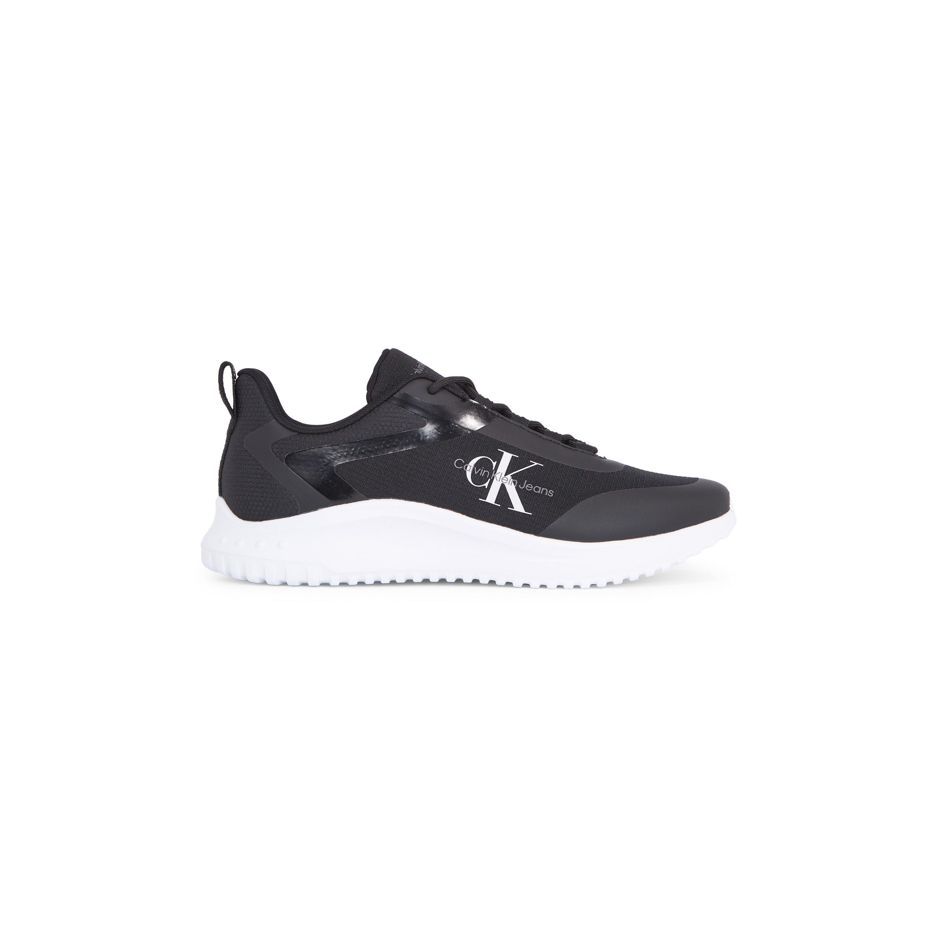 Black/White - Calvin Klein Jeans - EVA RUNNER LOW LACE ML MIX - 1