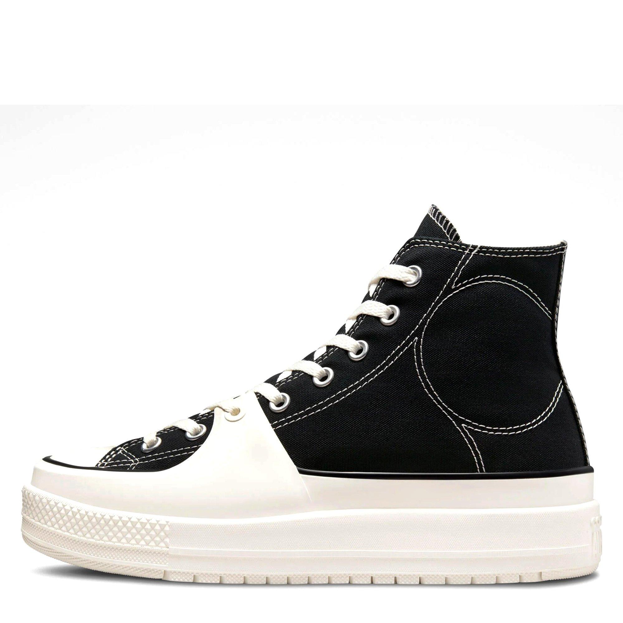Blk/VtgWht/Egrt - Converse - Chuck Taylor All Star Construct Hi Top Shoes - 2
