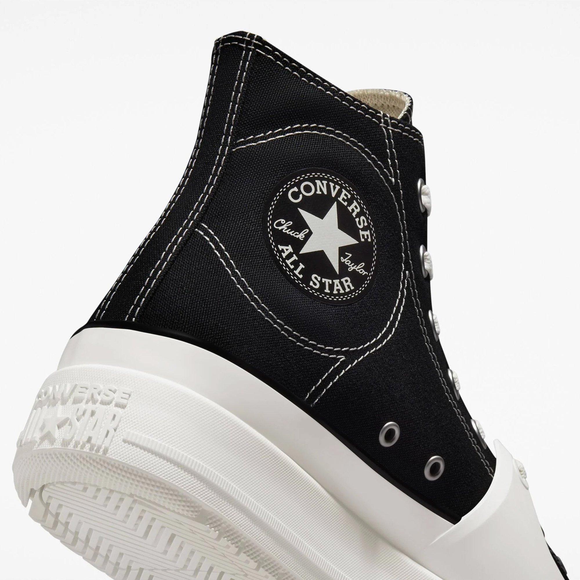 Blk/VtgWht/Egrt - Converse - Chuck Taylor All Star Construct Hi Top Shoes - 8
