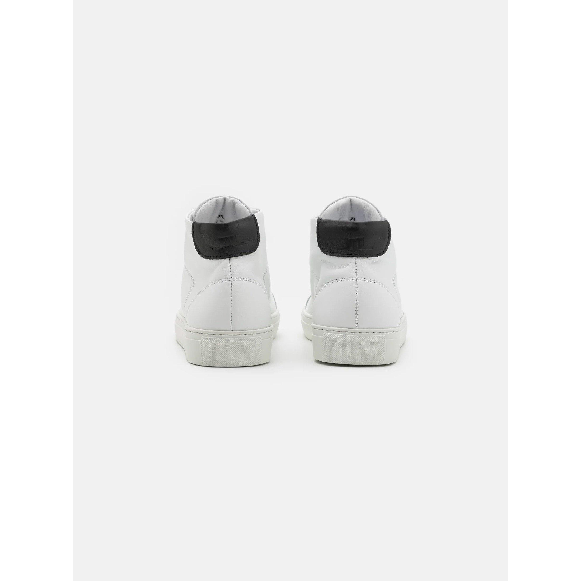 White - J Lindeberg - Men's High-Top Trainers - 3