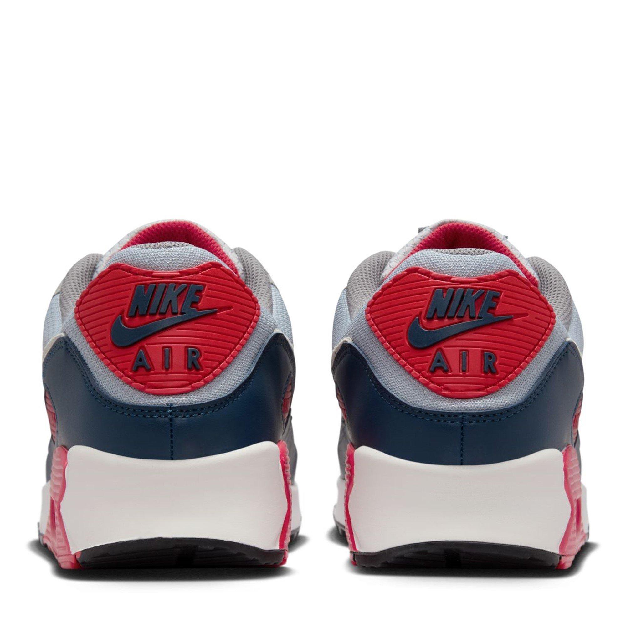 Nike air max 90 blue red best sale