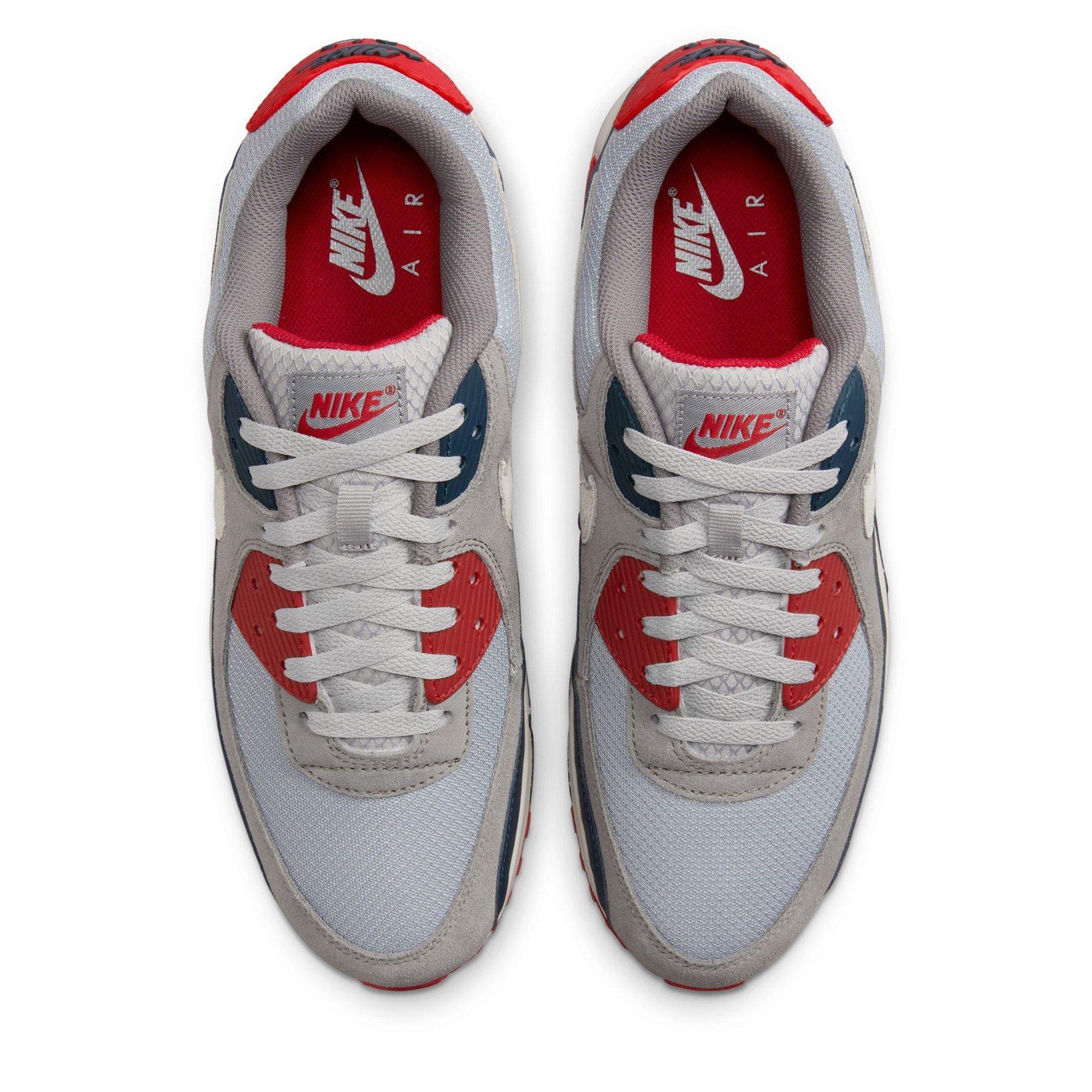 Air max 90 wolf grey red online