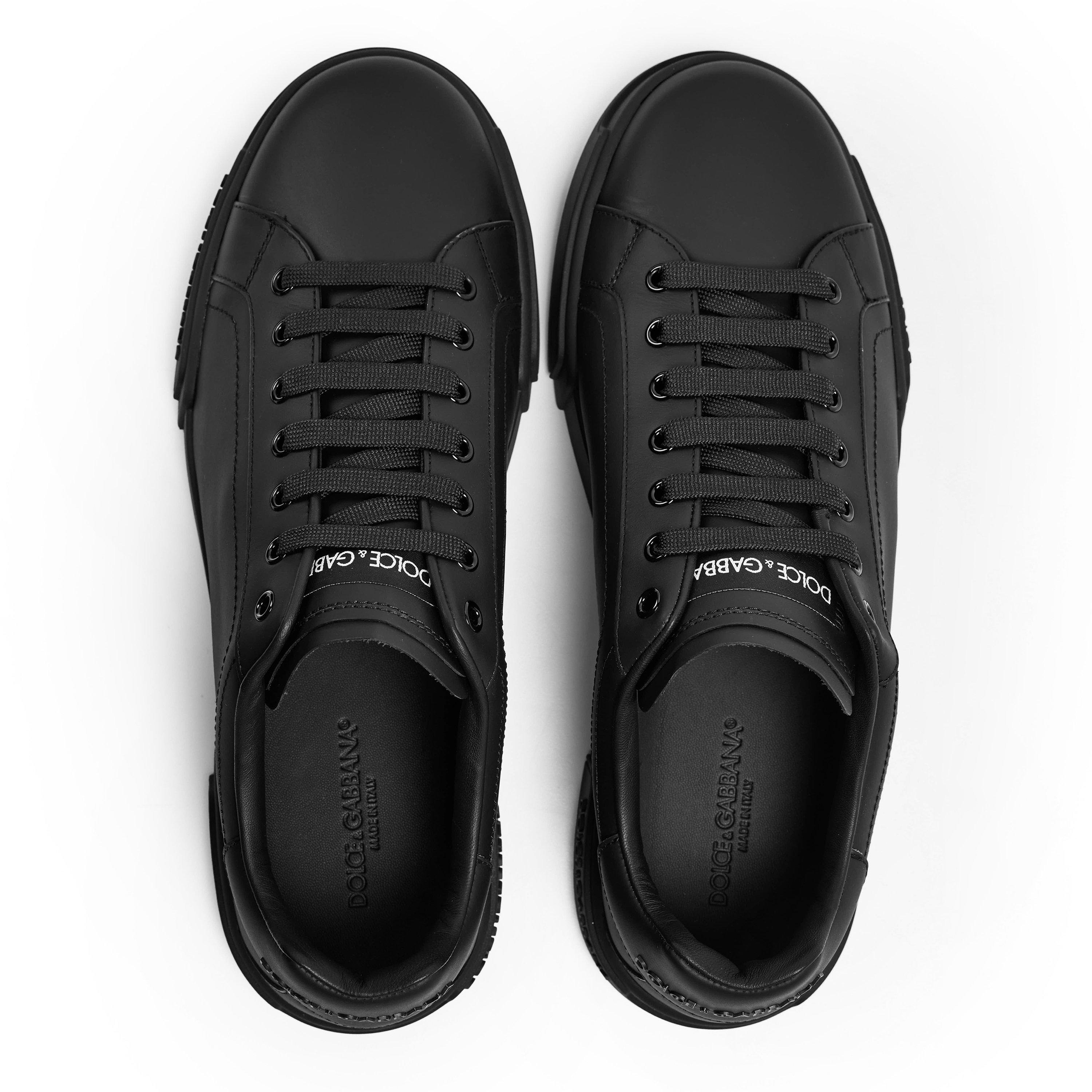 Black - Dolce and Gabbana - Portofino Classic Trainers - 5