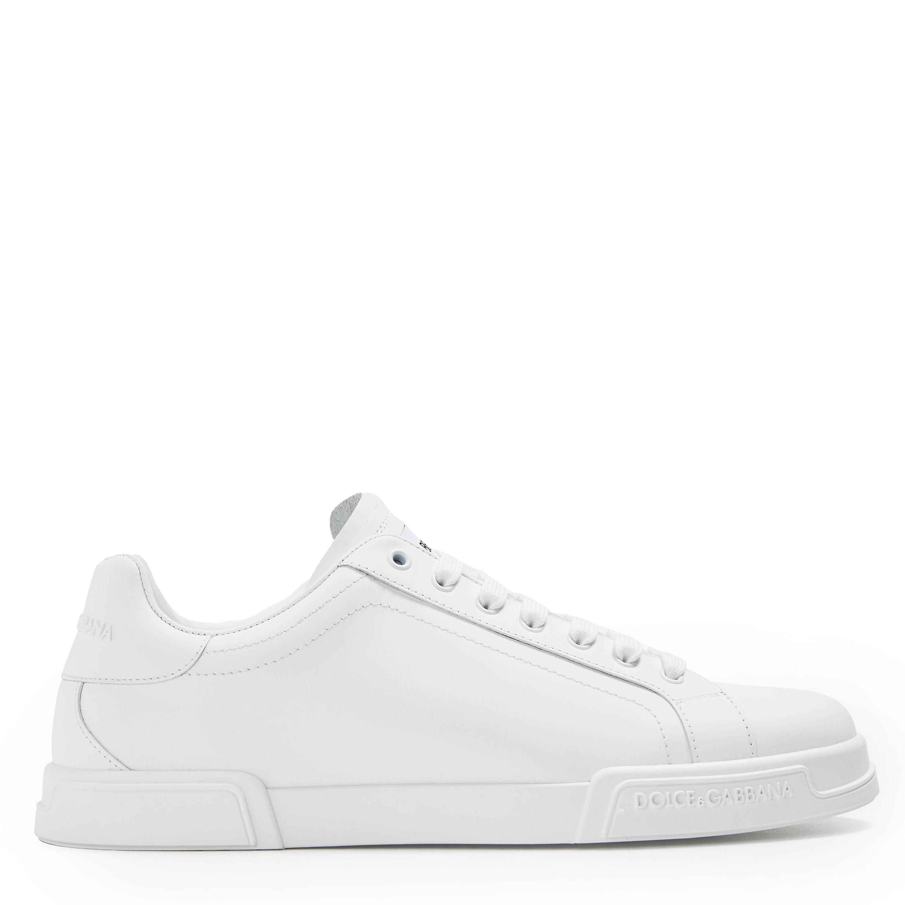 Dolce and Gabbana Portofino Classic Trainers - Optical White - Size 7 (41)
