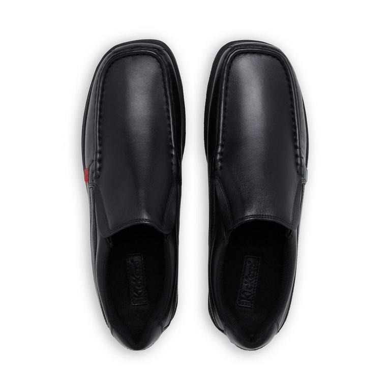 Noir - Kickers - Fragma Slip On Mens Shoes Authentic - 4