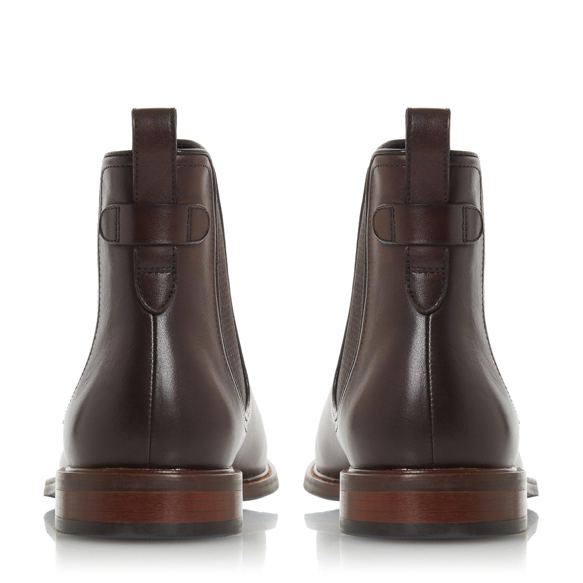 Brown Lth 509 - Dune London - Dune Character Smart Boots Mens - 3