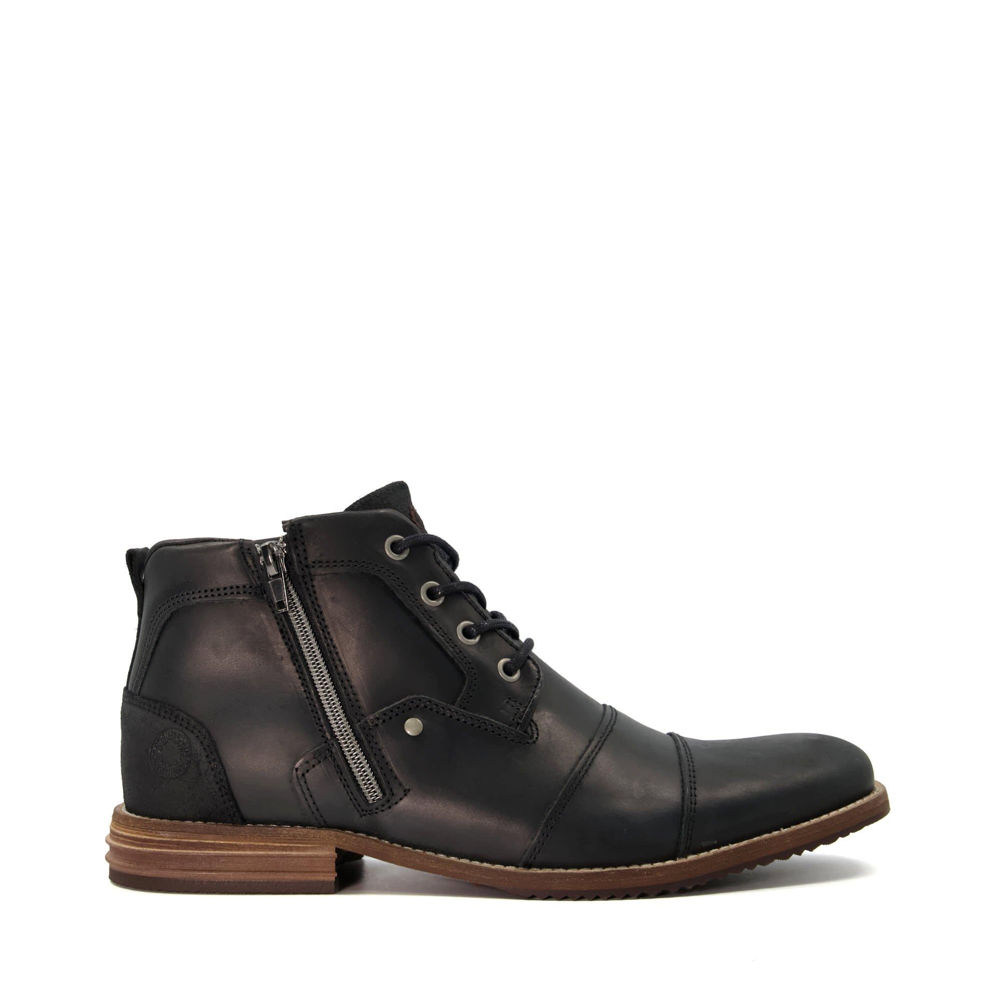 Dune London Captain Boot In Black 484
