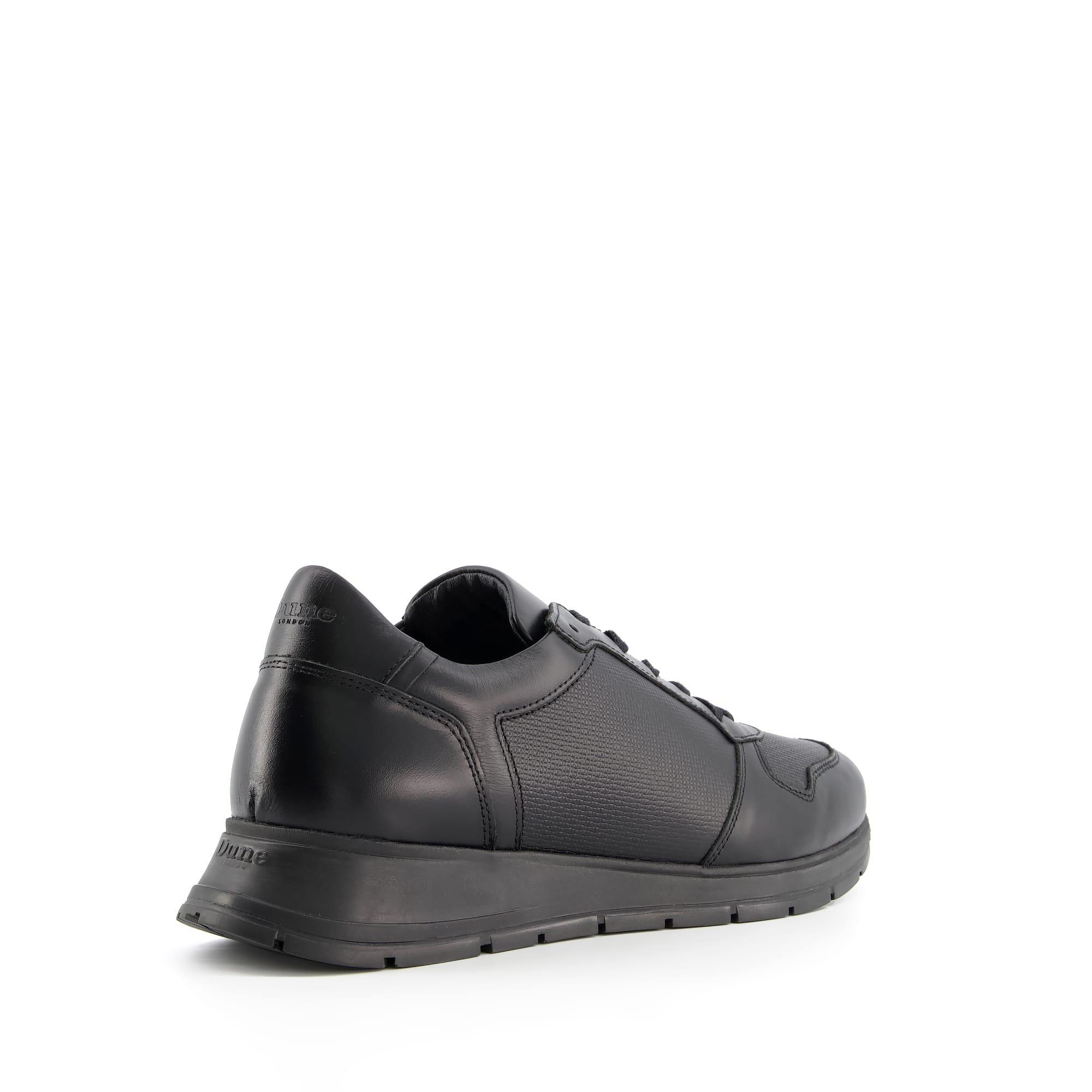 Black Lth 484 - Dune London - Treats Trainers - 3
