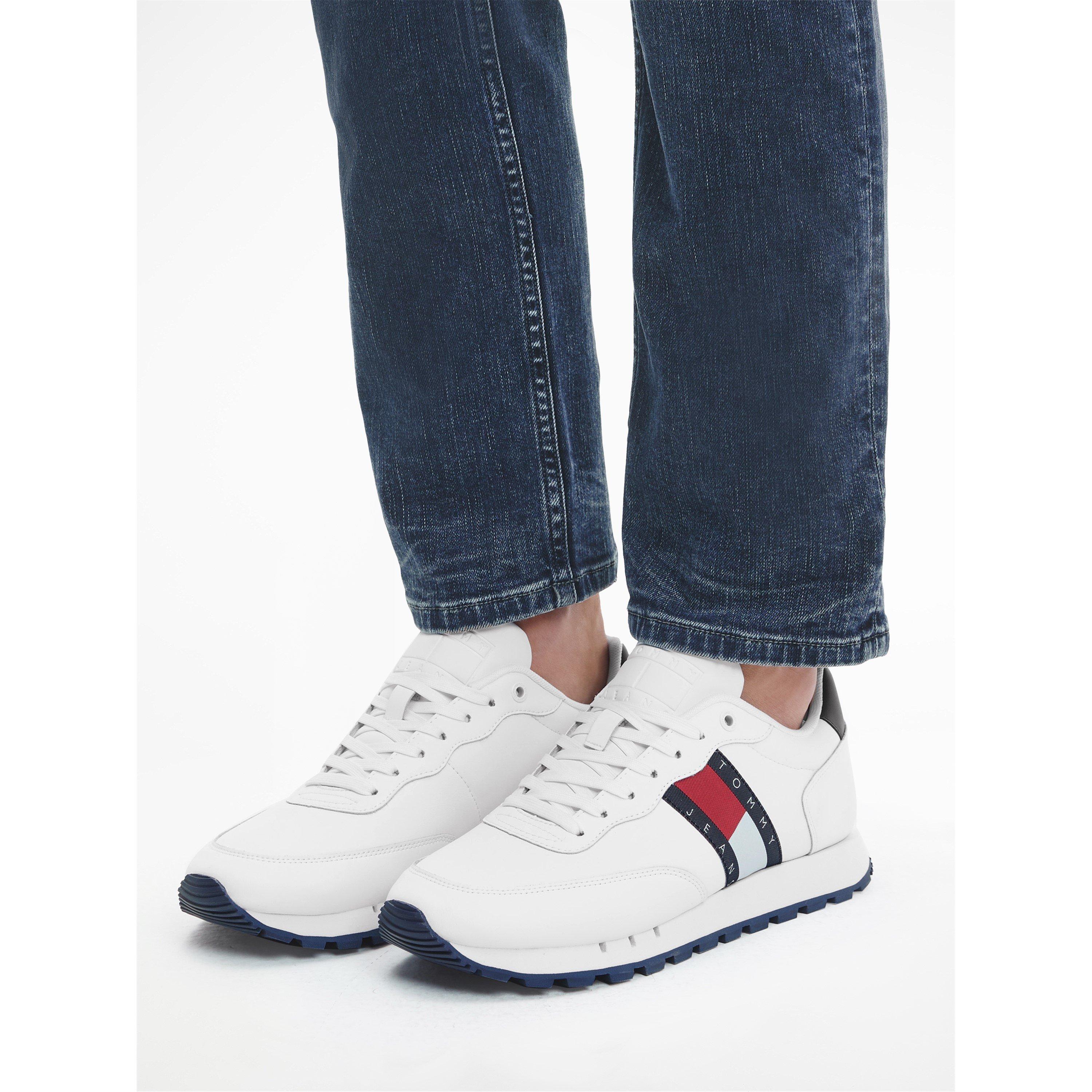 YBR bianco - Tommy Jeans - Kemp Leather Running Trainers - 5