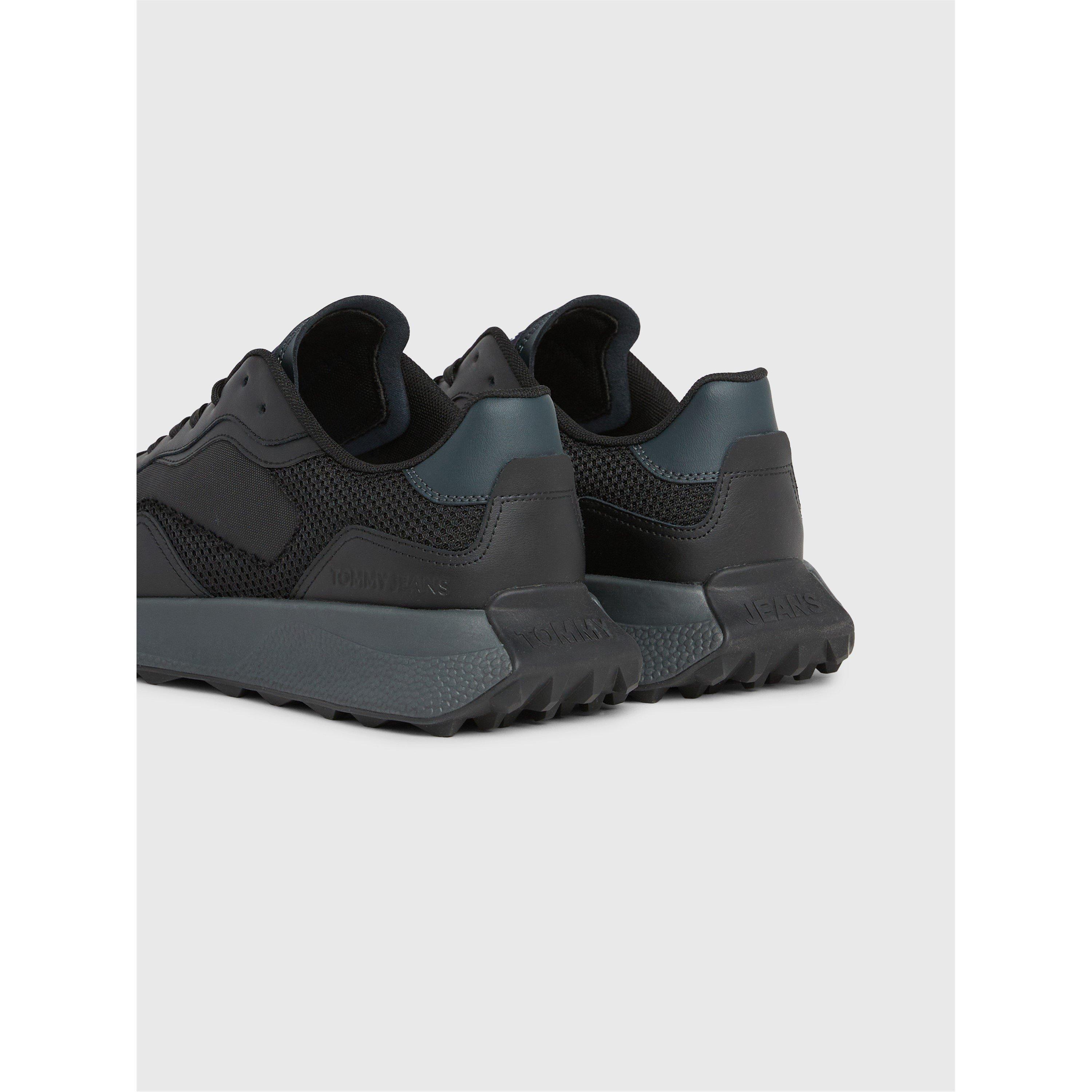 Zwart - Tommy Jeans - Men's Mix Material Runners - 4