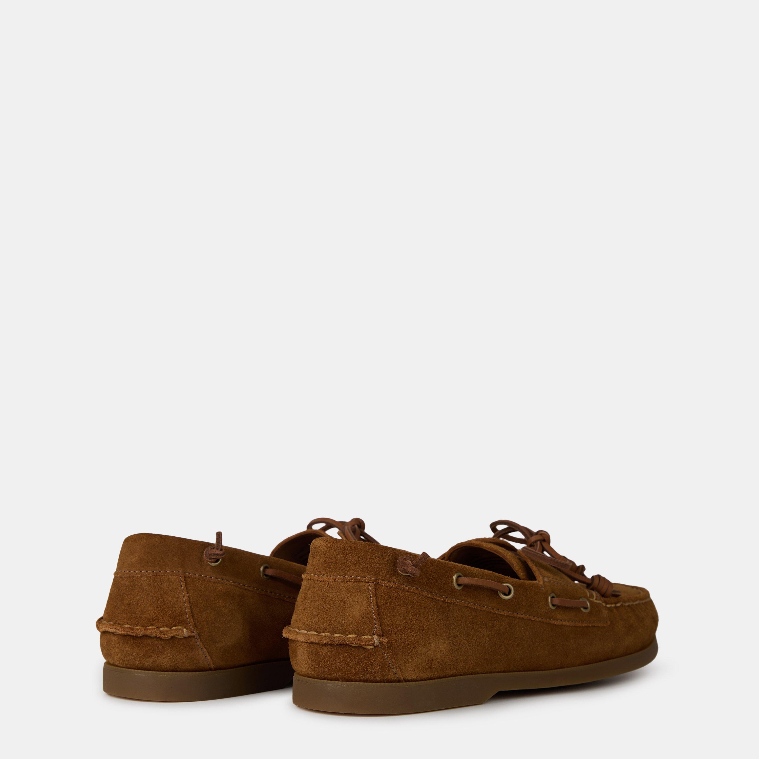 New Snuff - Polo Ralph Lauren - Merton Suede Boat Shoe - 5