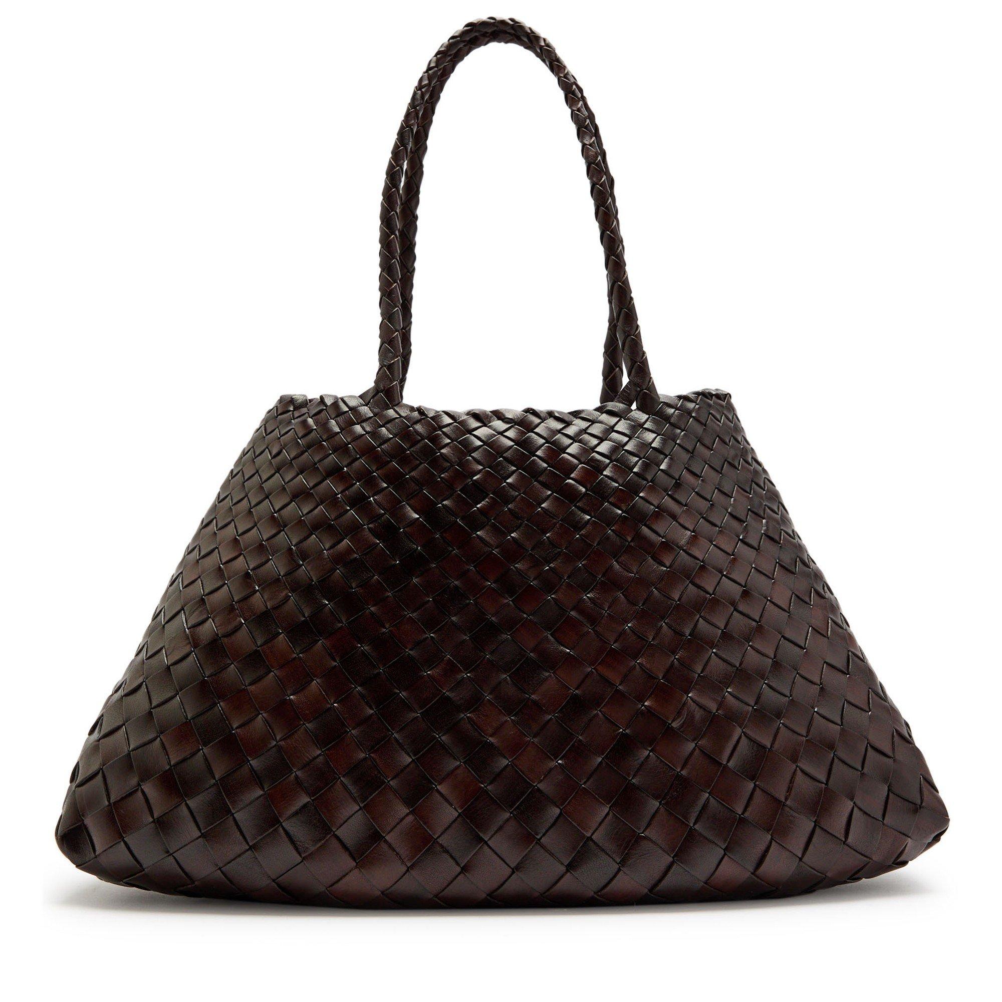 DARK BROWN - Dragon Diffusion - SANTA CROCE BIG TOTE