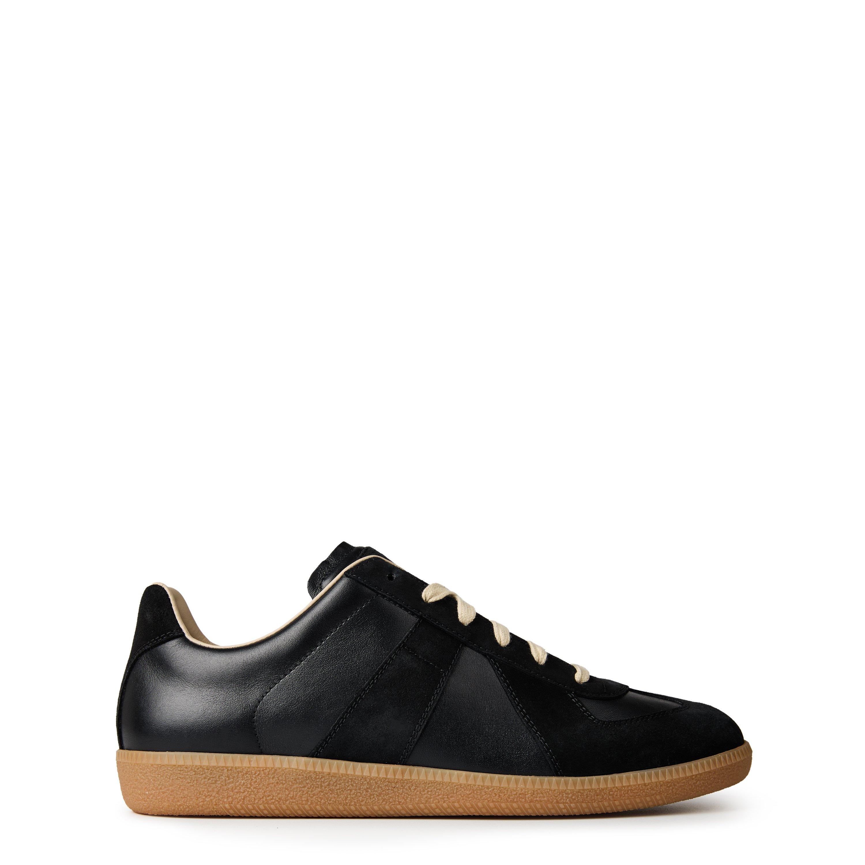 Maison Margiela Mens Replica Sneakers - Black/Black - Size 8 (42)